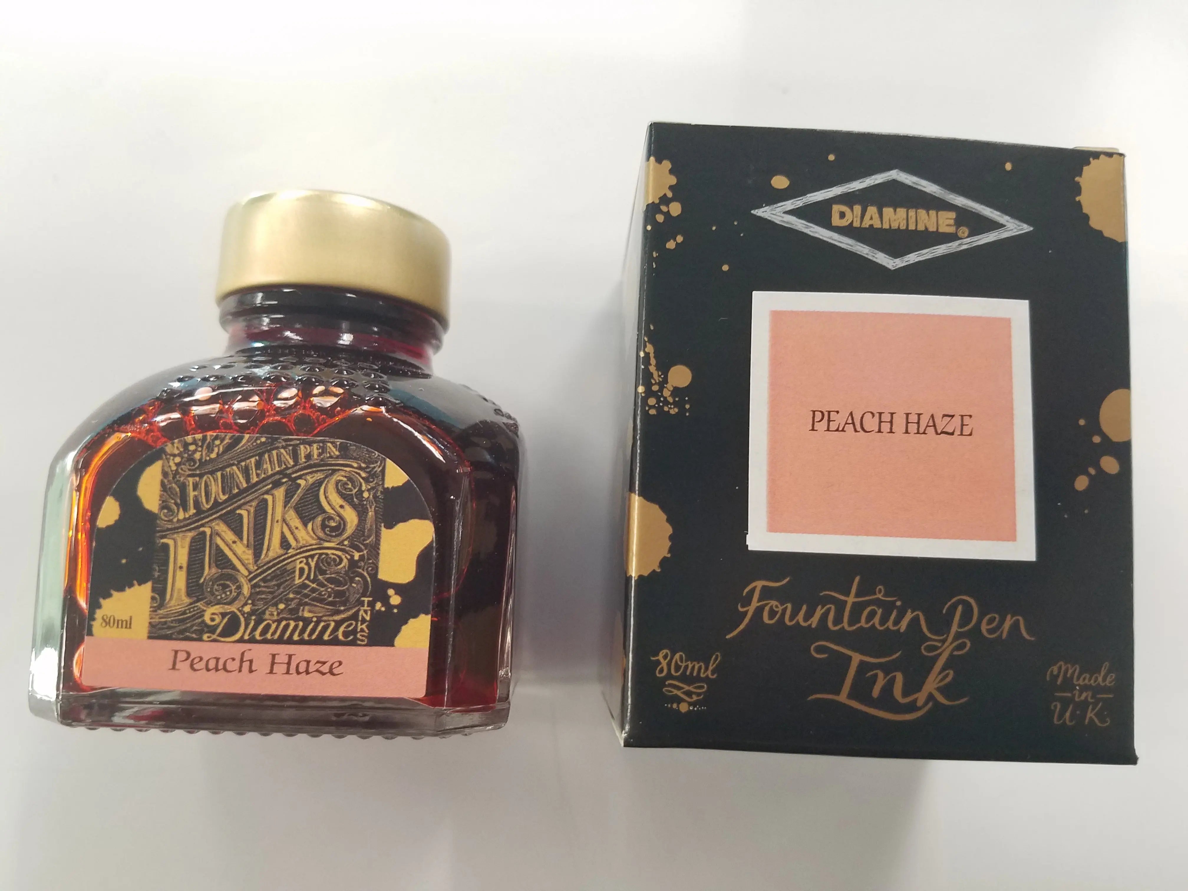 Diamine Peach Haze Ink Bottle - 80 ml-Pen Boutique Ltd