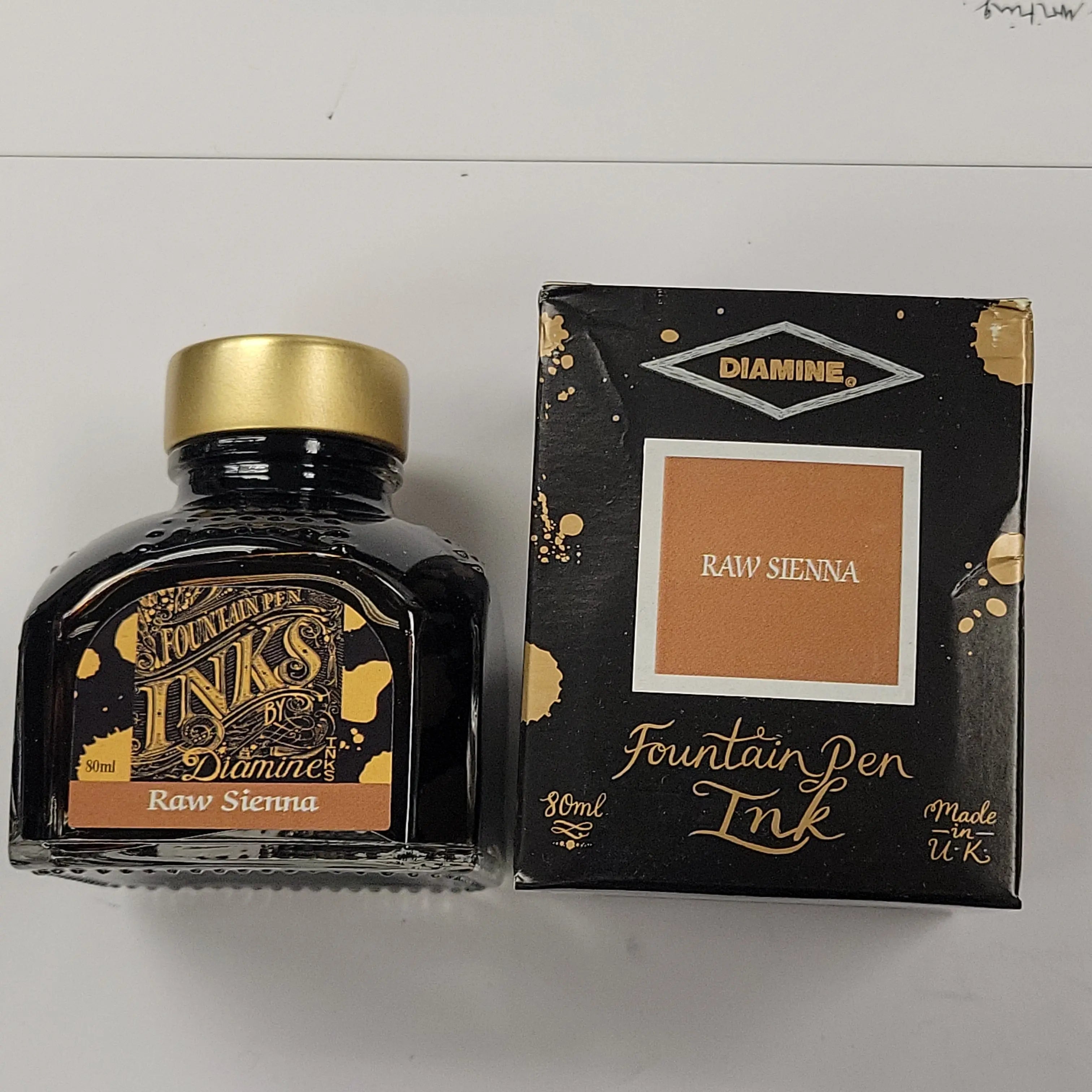 Diamine Raw Sienna Ink Bottle - 80 ml-Pen Boutique Ltd