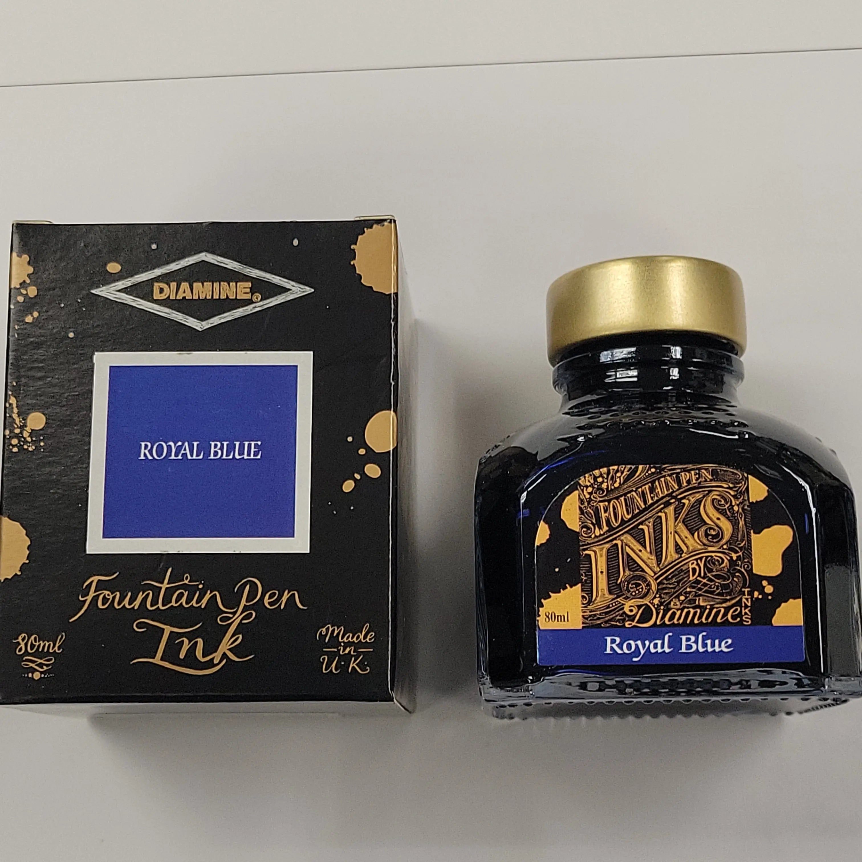 Diamine Royal Blue Ink Bottle - 80 ml - Pen Boutique Ltd