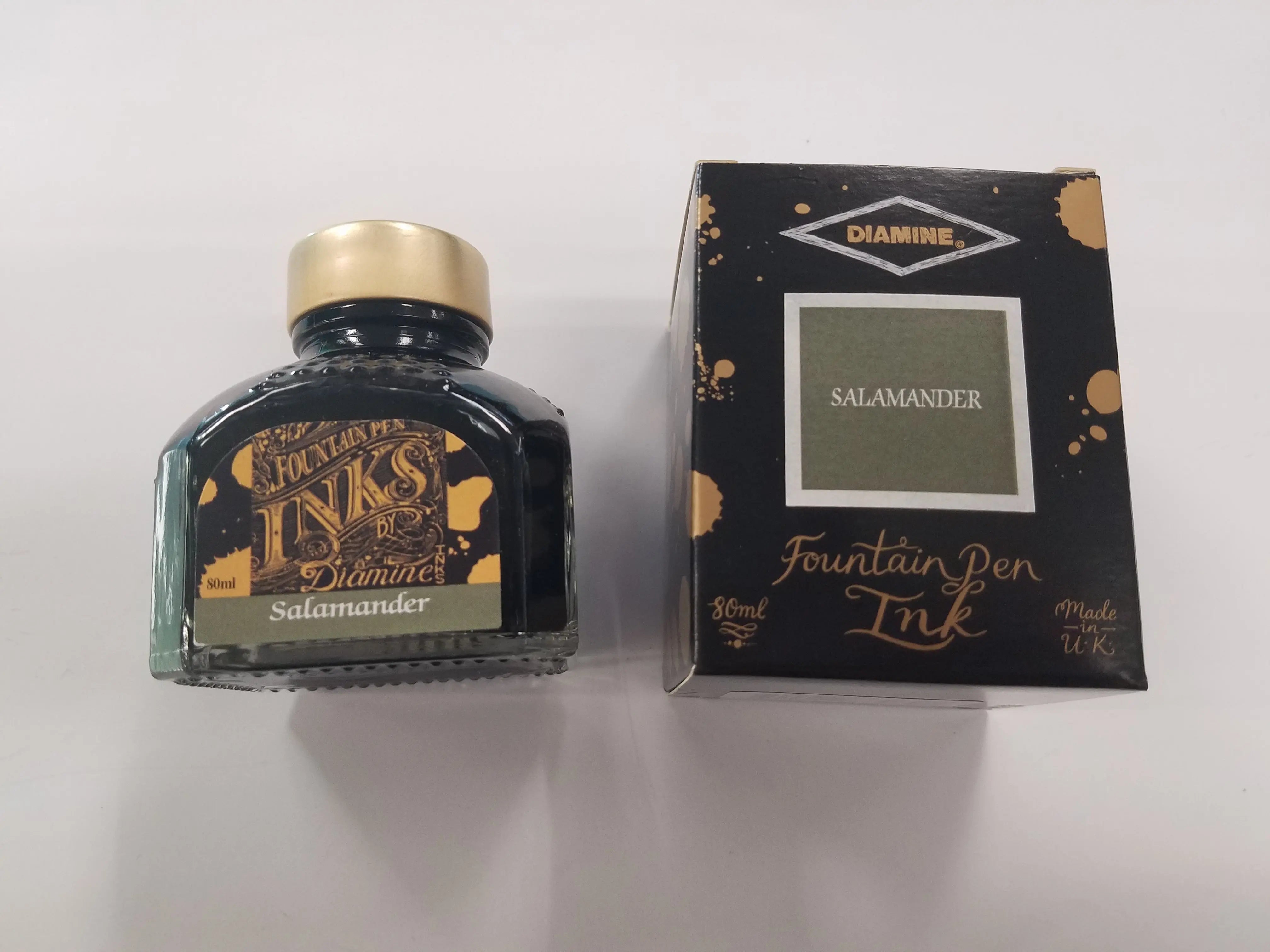 Diamine Salamander Ink Bottle - 80ml-Pen Boutique Ltd