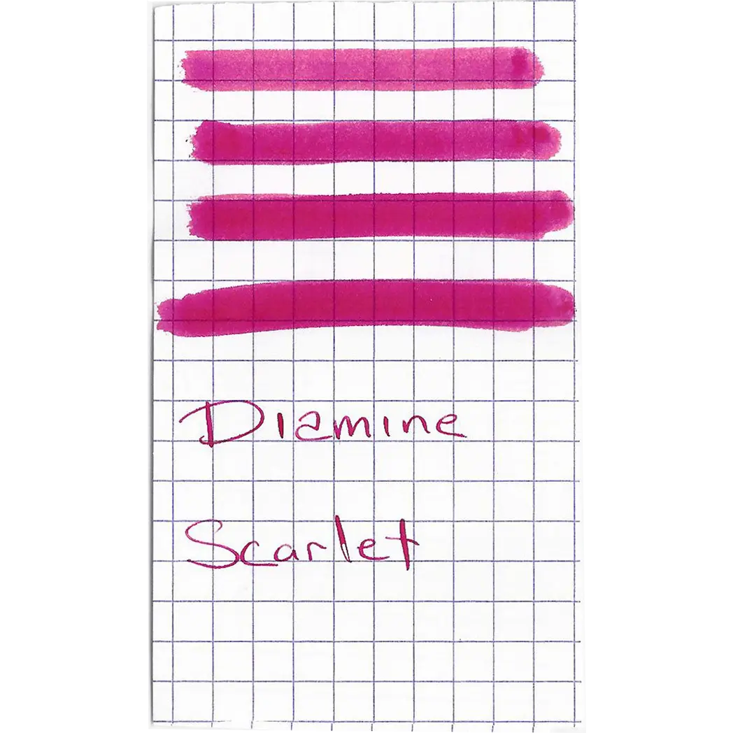 Diamine Scarlet Ink Bottle - 80 ml-Pen Boutique Ltd