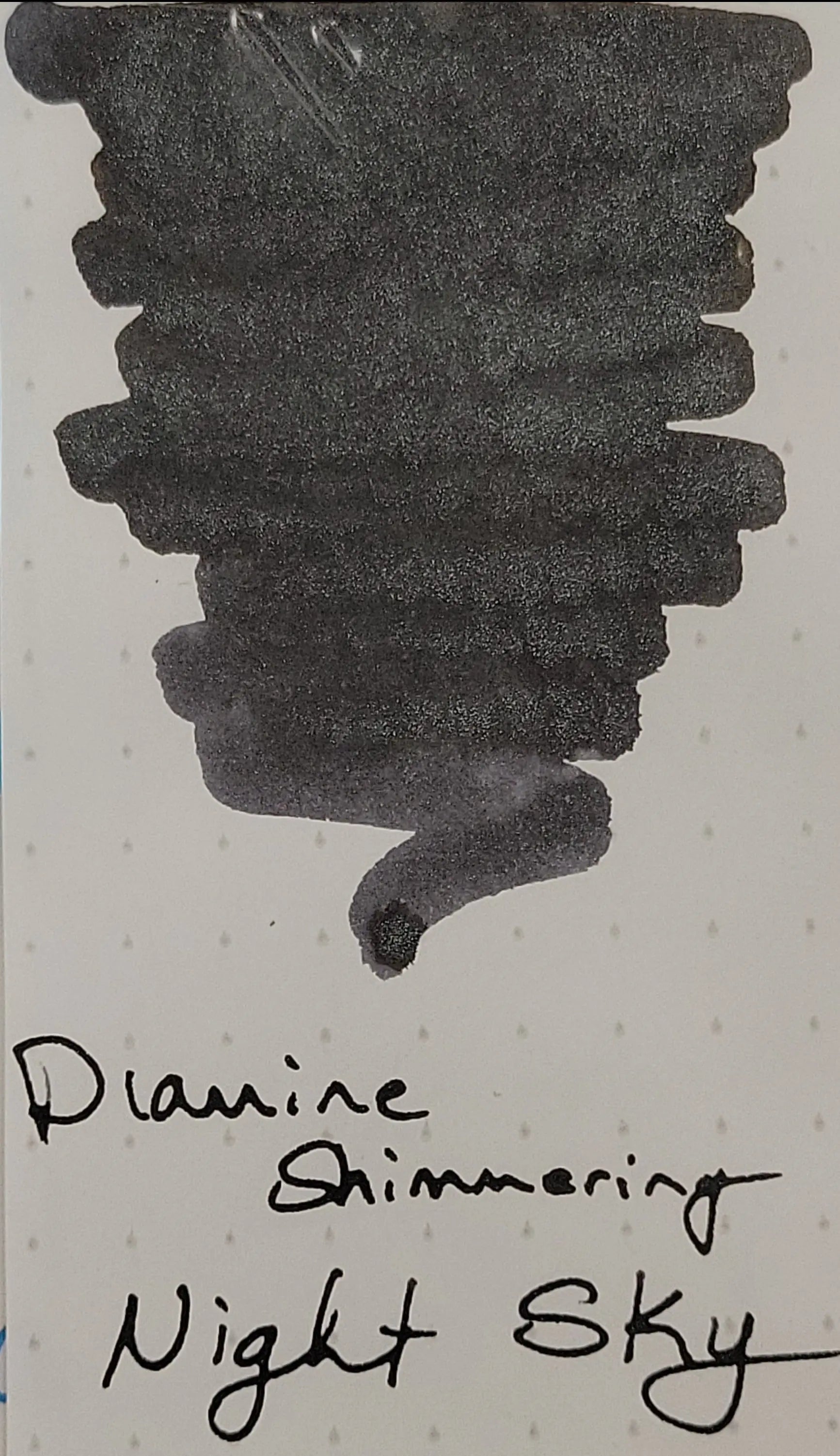 Diamine Shimmer Ink 50 ml Night Sky - Silver shimmer-Pen Boutique Ltd