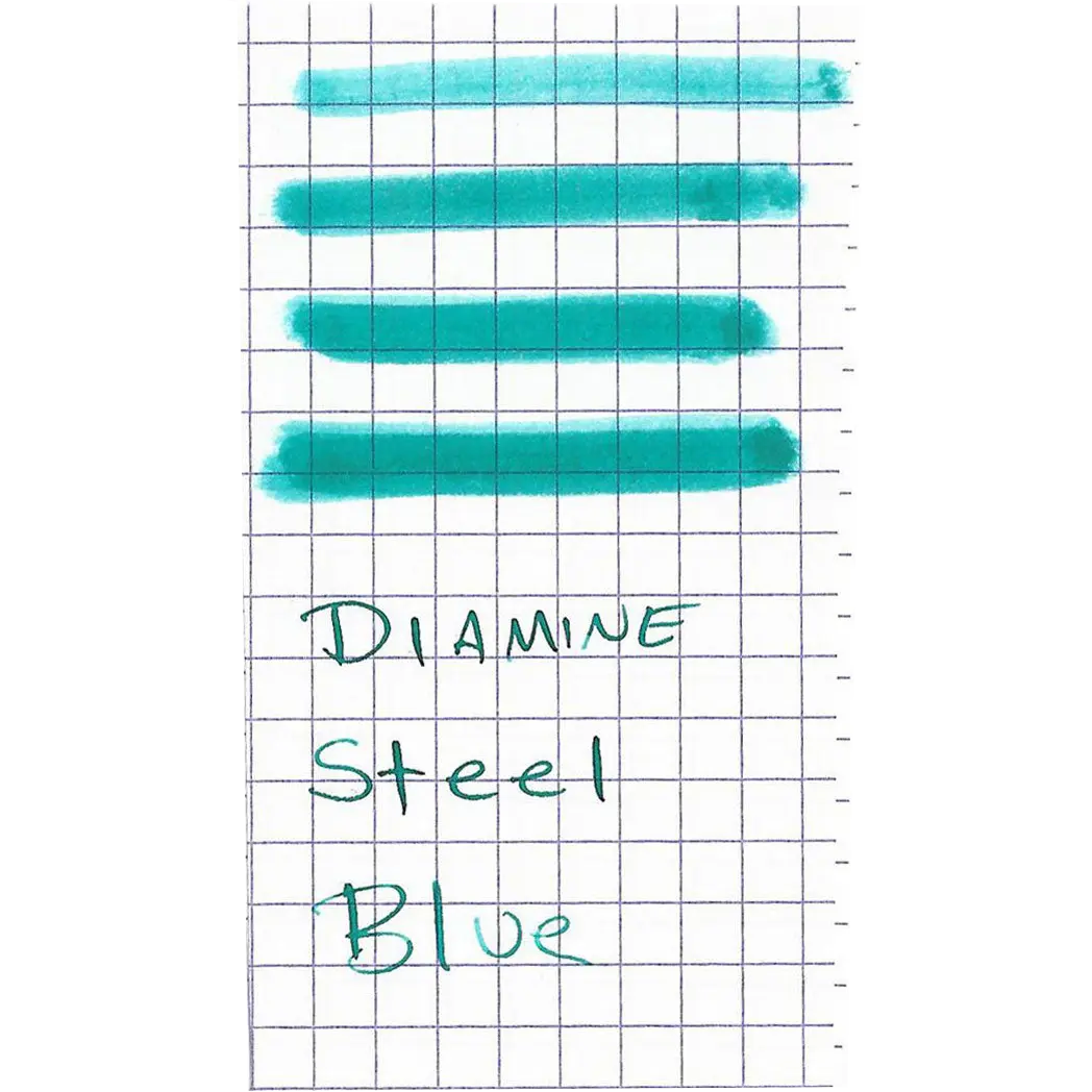 Diamine Steel Blue Ink Bottle - 80 ml-Pen Boutique Ltd