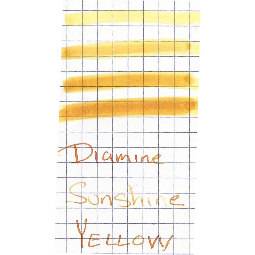 Diamine Sunshine Yellow Ink Bottle - 80 ml-Pen Boutique Ltd