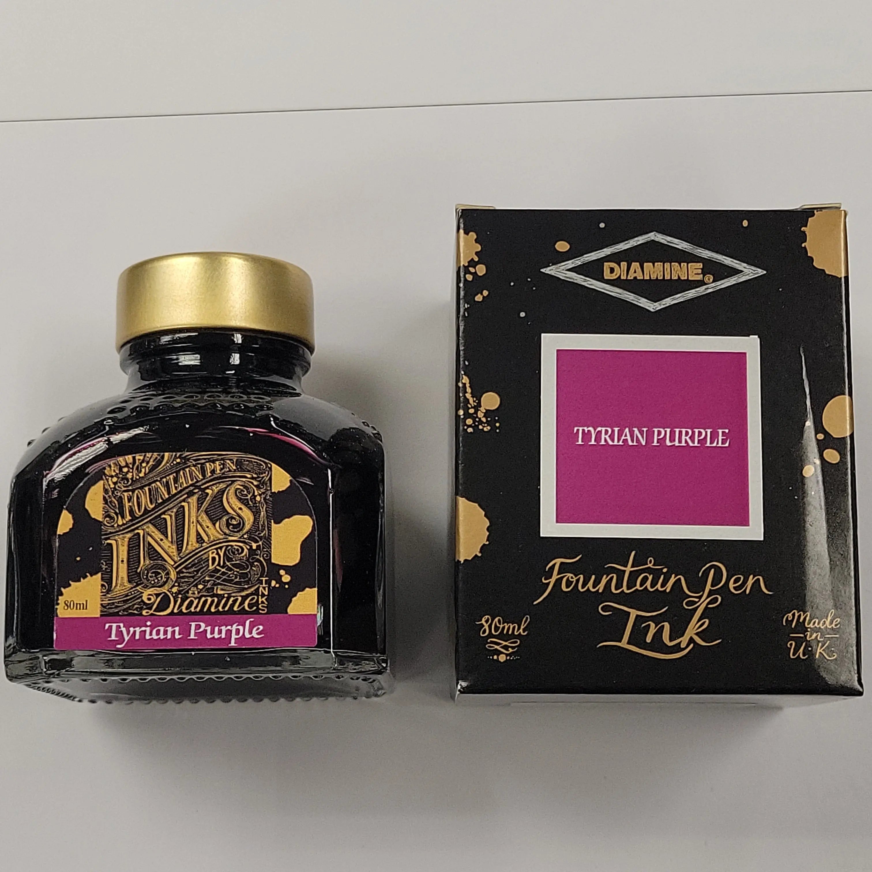 Diamine Tyrian Purple Ink Bottle - 80ml-Pen Boutique Ltd