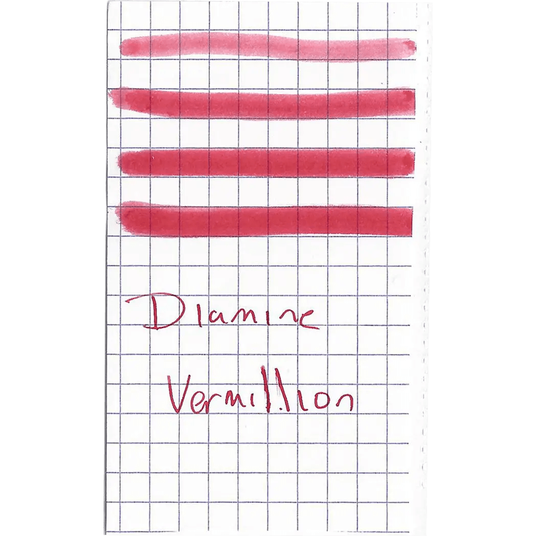 Diamine Vermillion Ink Bottle - 80 ml - Pen Boutique Ltd