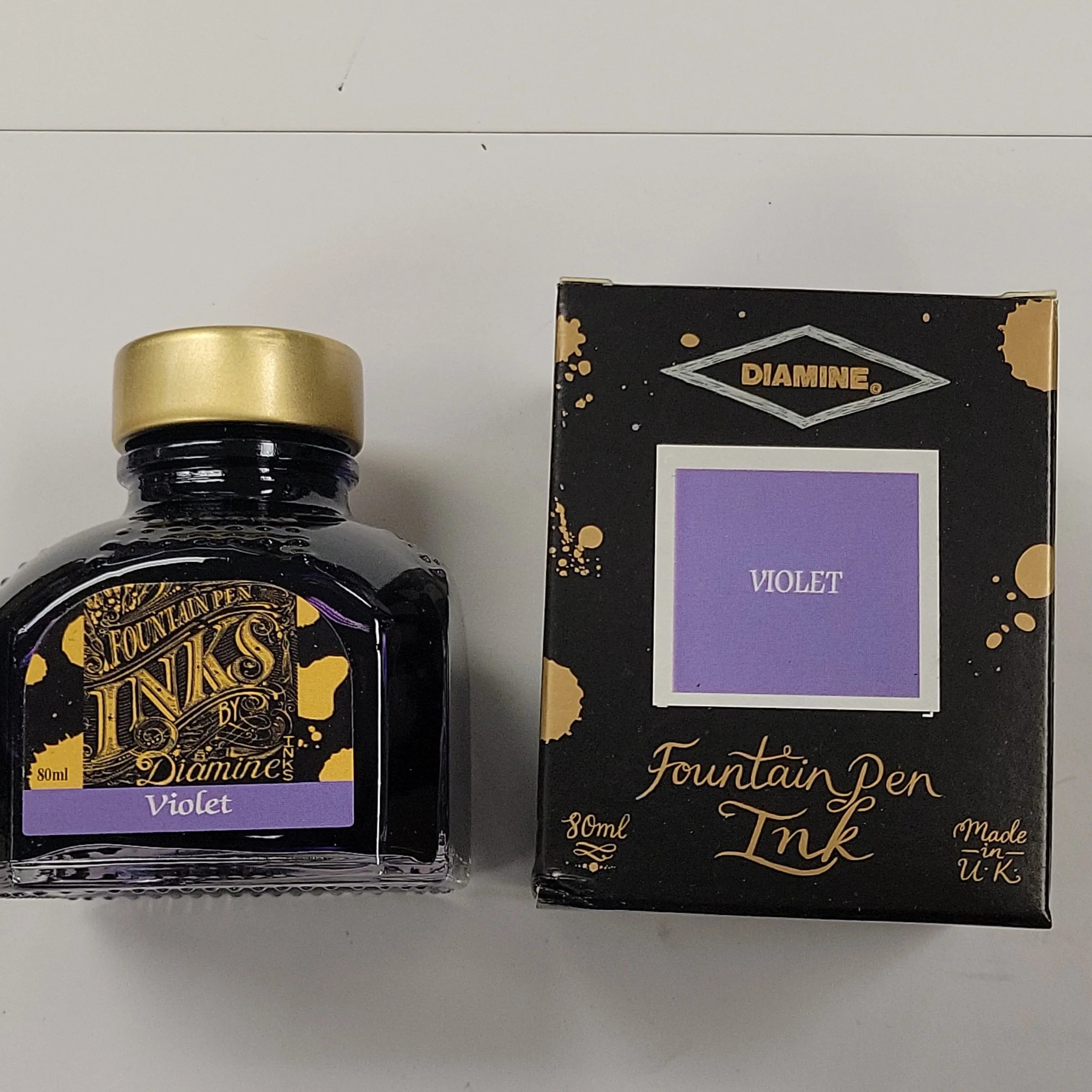 Diamine Violet Ink Bottle - 80 ml-Pen Boutique Ltd