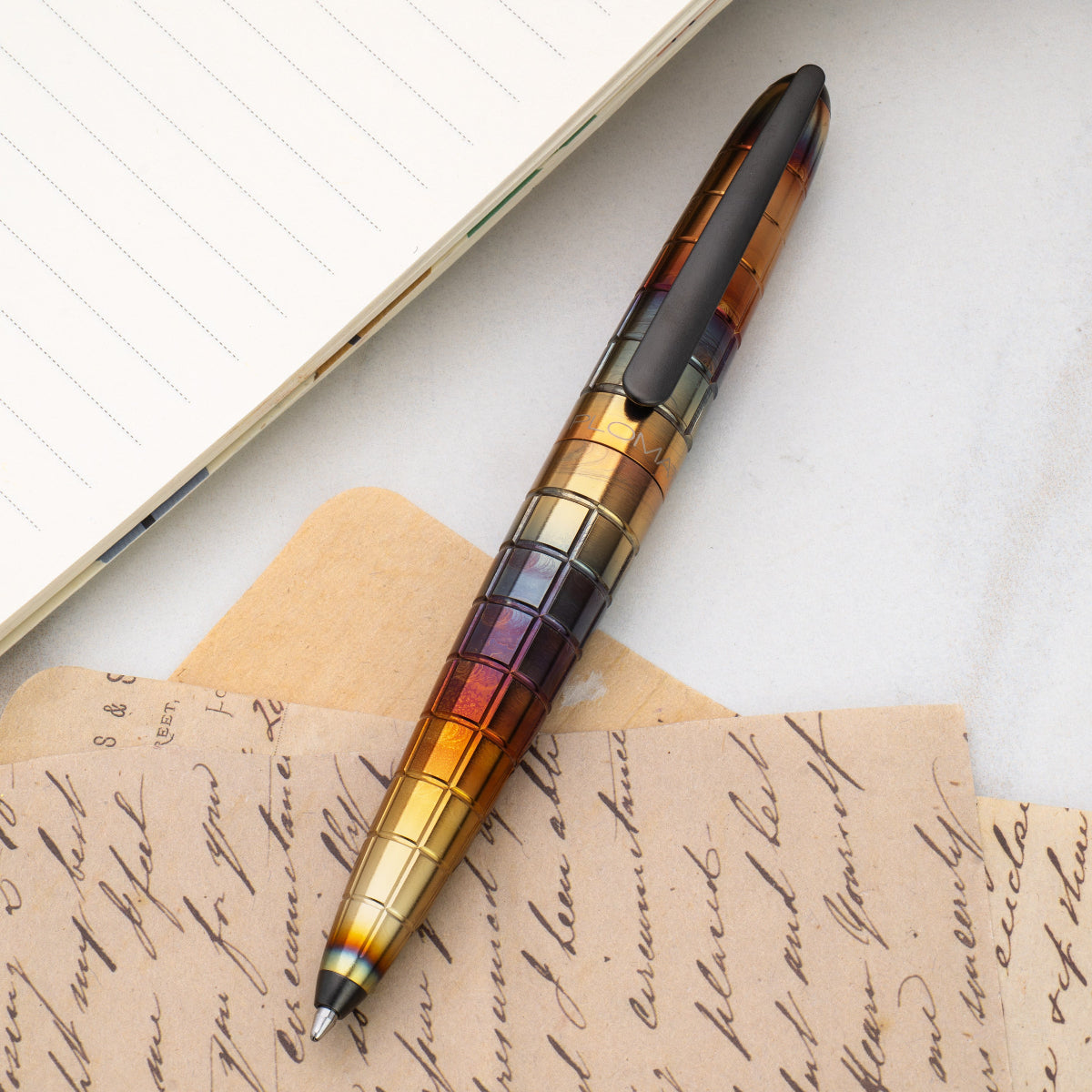 Diplomat Aero Ballpoint Pen - Rhomb Flame