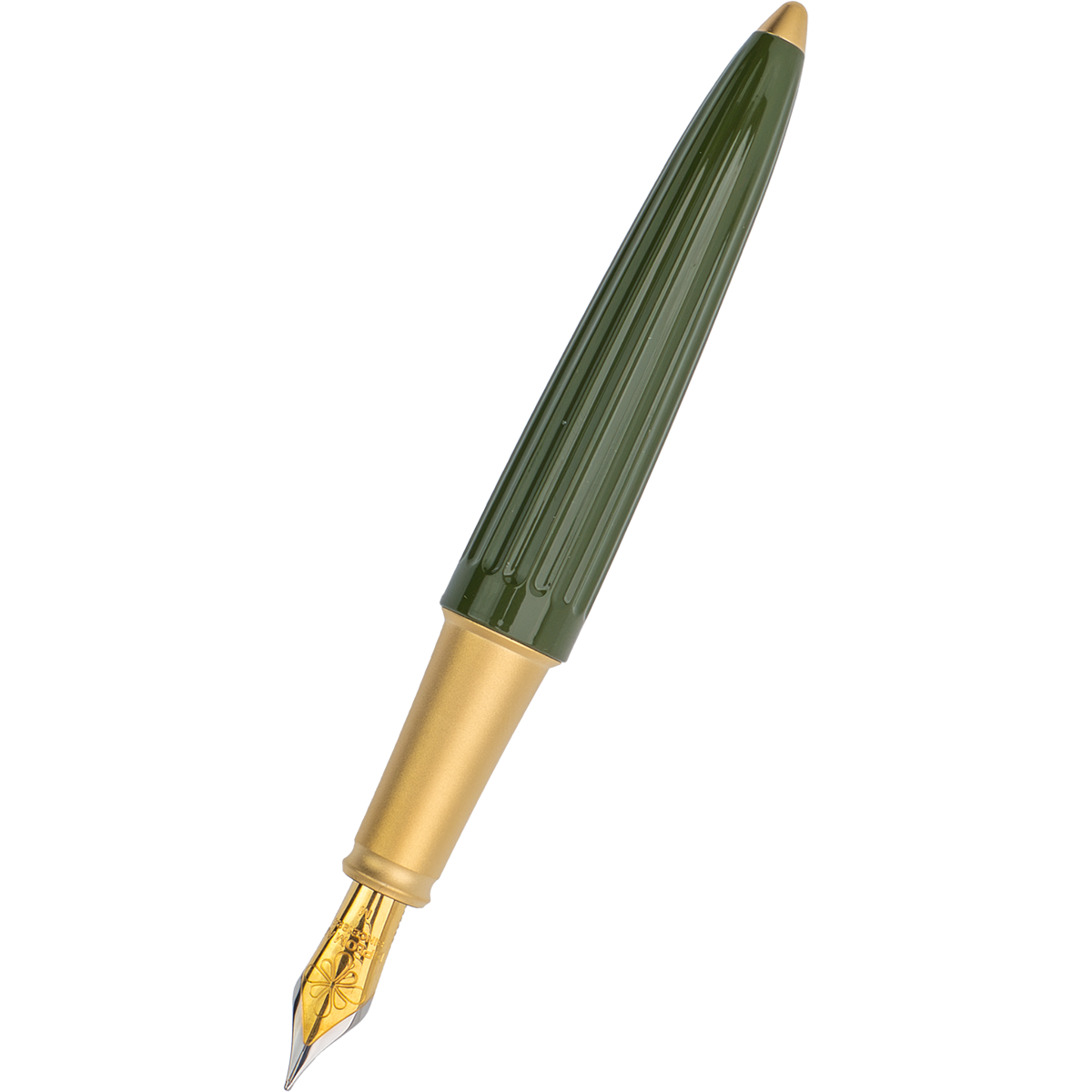 Diplomat Aero Fountain Pen - Olive Drab (Pen Boutique Exclusive)-Pen Boutique Ltd