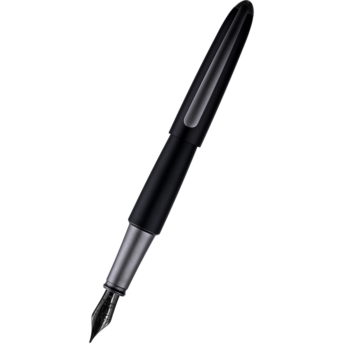 Diplomat Aero Fountain Pen - Pure Black (Limited Edition) - Pen Boutique Ltd