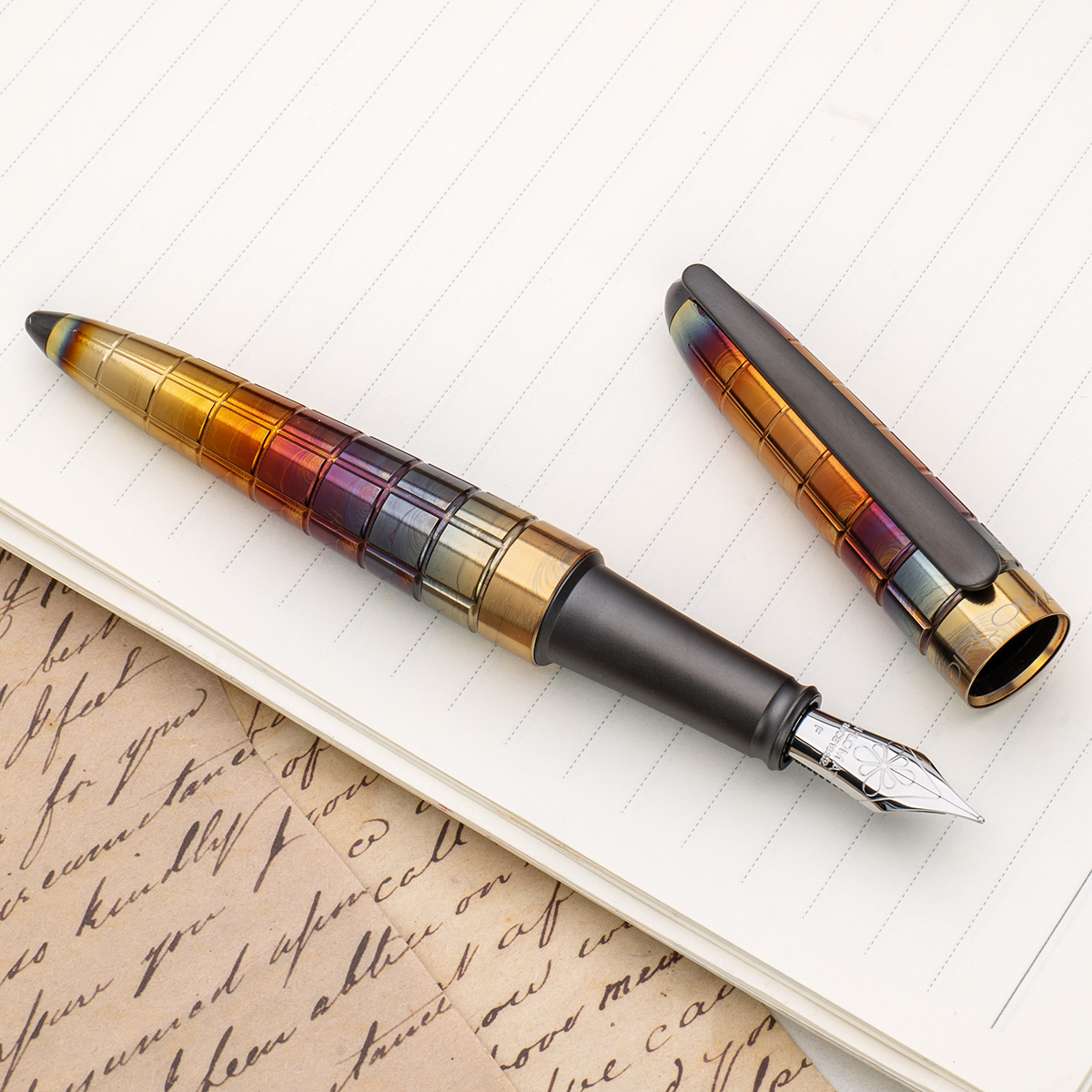 Diplomat Aero Fountain Pen - Rhomb Flame-Pen Boutique Ltd