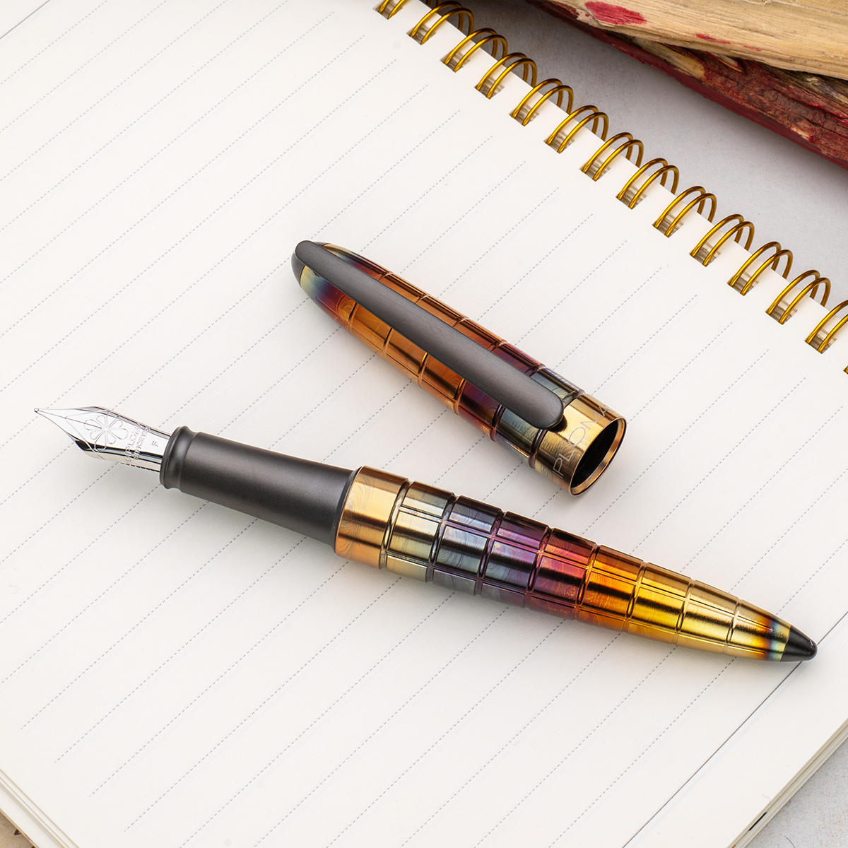 Diplomat Aero Fountain Pen - Rhomb Flame-Pen Boutique Ltd
