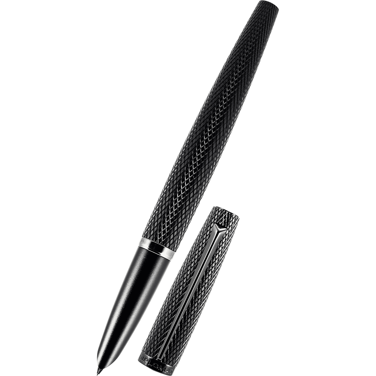 Diplomat Viper Fountain Pen - Black-Pen Boutique Ltd