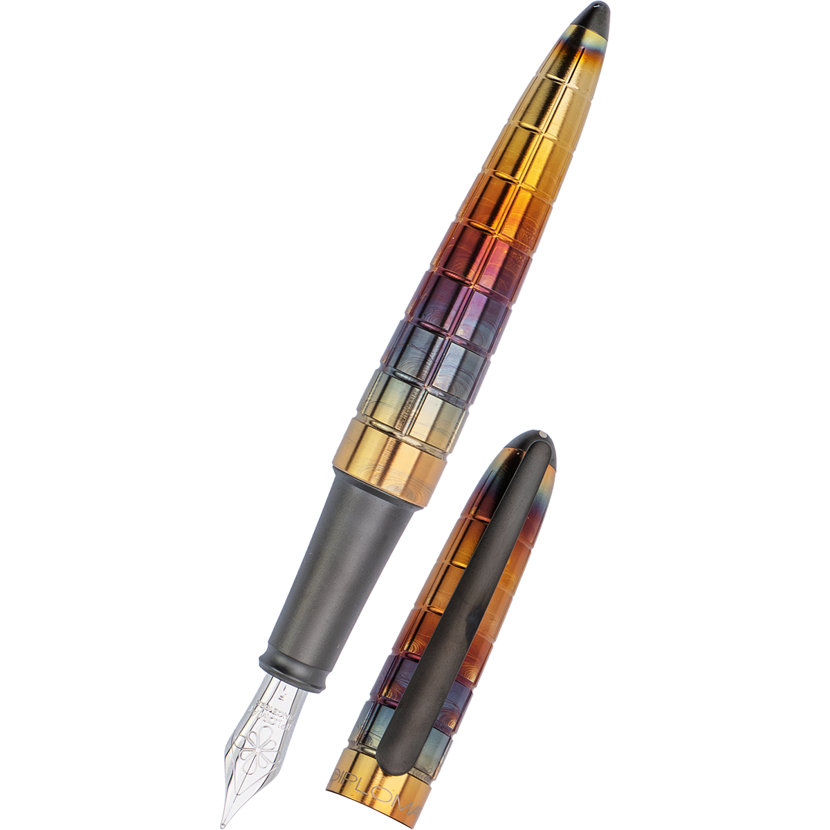 Diplomat Aero Fountain Pen - Rhomb Flame - Pen Boutique Ltd