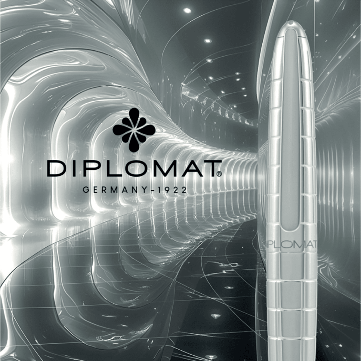 Diplomat Aero Ballpoint Pen - Rhomb - Pen Boutique Ltd