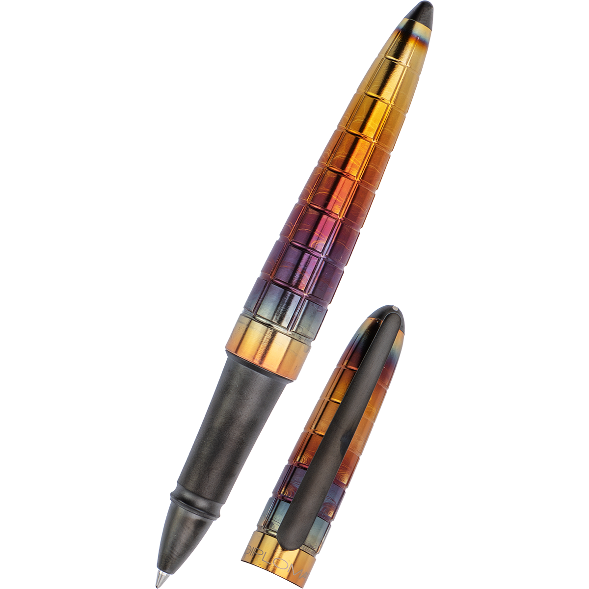 Diplomat Aero Rollerball Pen - Rhomb Flame - Pen Boutique Ltd