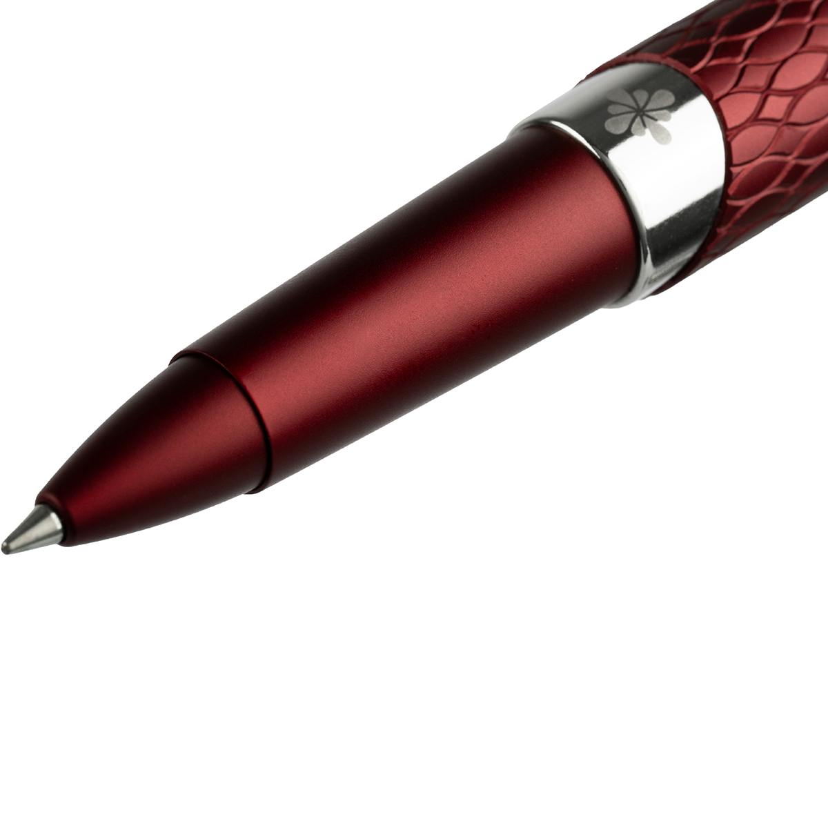 Diplomat Cobra Rollerball Pen – Burgundy Red Guilloche