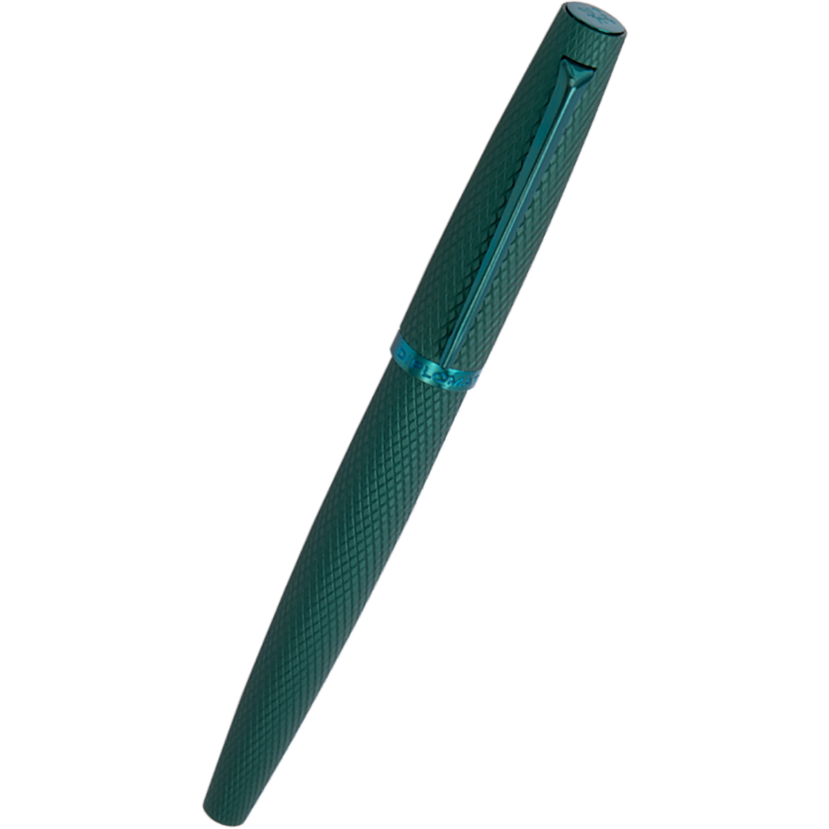 Diplomat Viper Fountain Pen - Green Quilloche-Pen Boutique Ltd