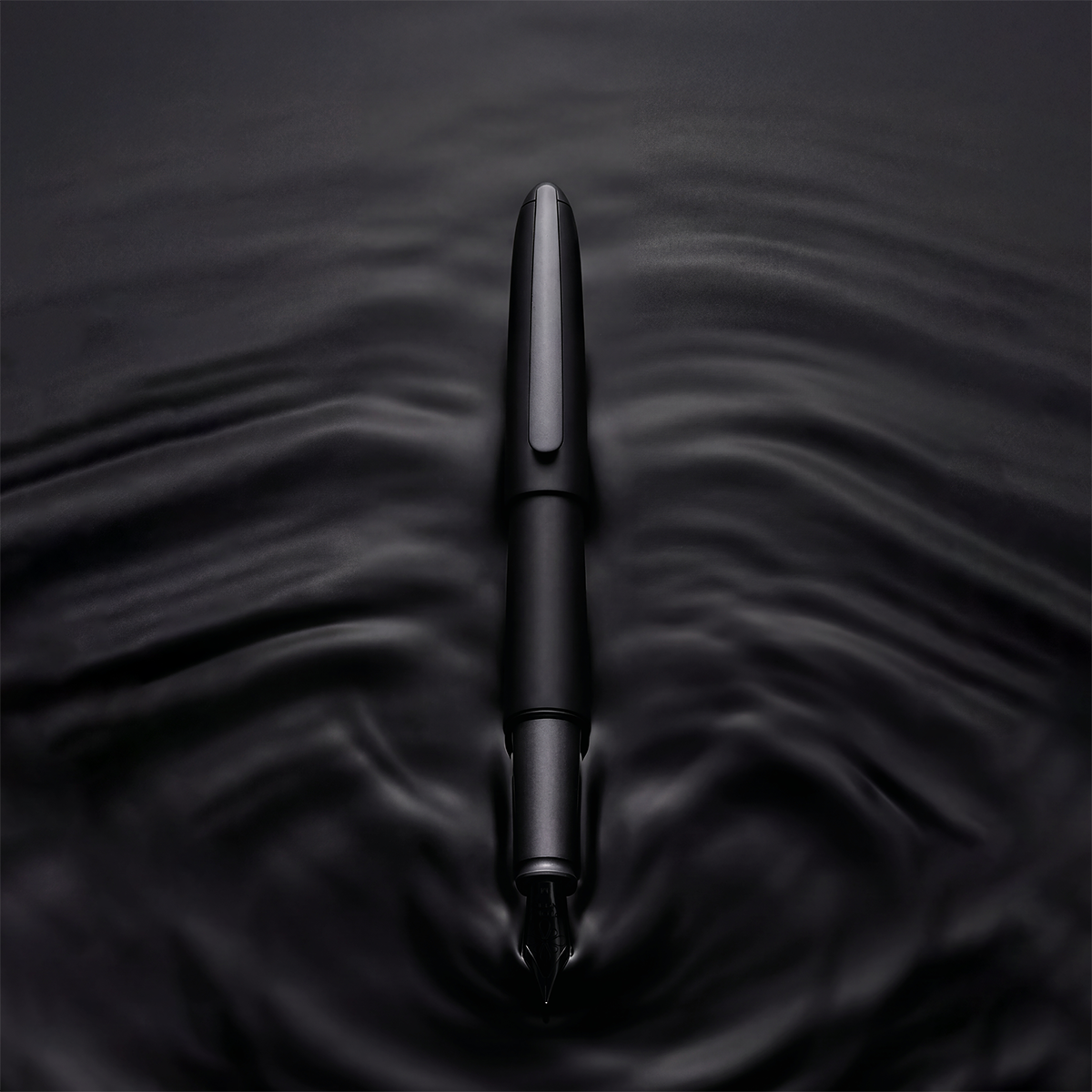 Diplomat Aero Fountain Pen - Pure Black (Limited Edition)-Pen Boutique Ltd
