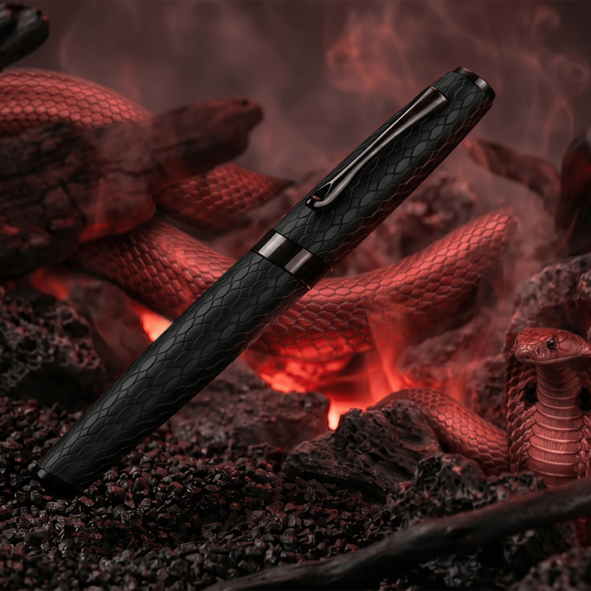 Diplomat Cobra Rollerball Pen – Matte Black Guilloché - Pen Boutique Ltd