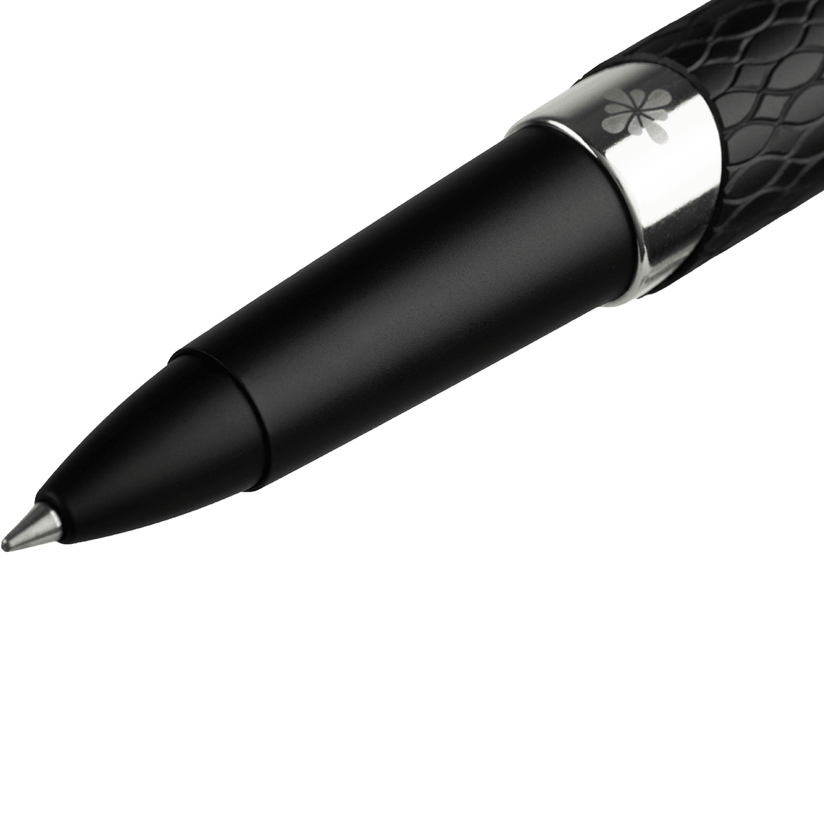 Diplomat Cobra Rollerball Pen – Matte Black Guilloché - Pen Boutique Ltd