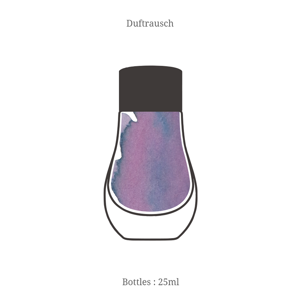 Dominant Industry Scented Ink Bottle - Duftrausch - 25ml-Pen Boutique Ltd
