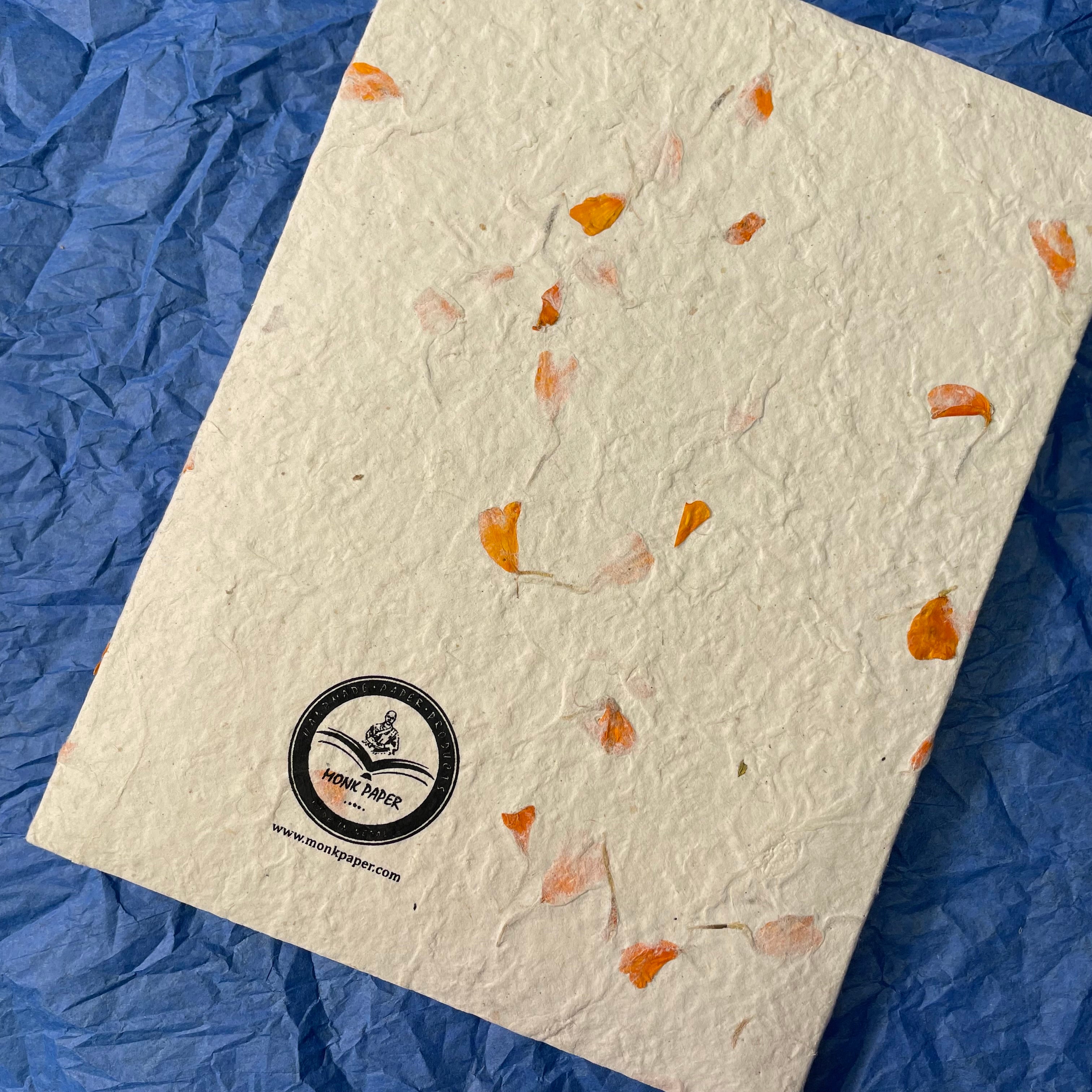 Monk Paper Lokta Stationery Writing Set - Marigold-Pen Boutique Ltd