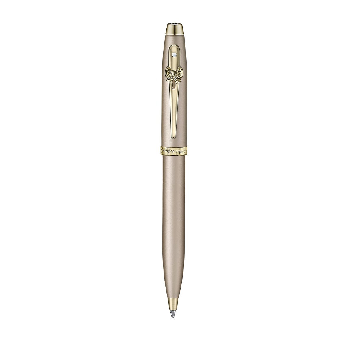 Sheaffer x Emily in Paris 100 Ballpoint Pen - Champagne Gold - Pen Boutique Ltd