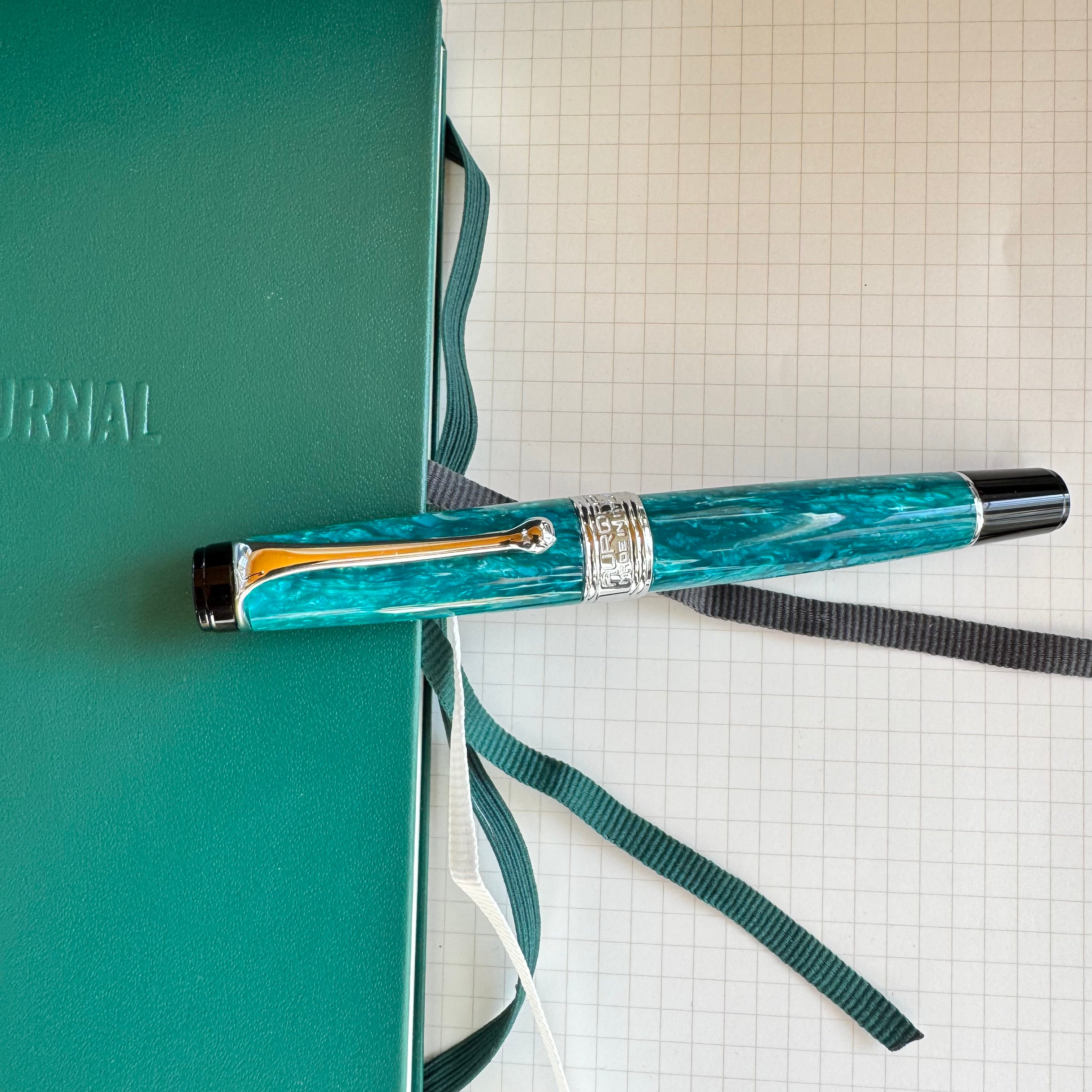 Aurora Optima Fountain Pen - Limited Edition - Sogno del Mare (Pen Boutique Exclusive)-Pen Boutique Ltd