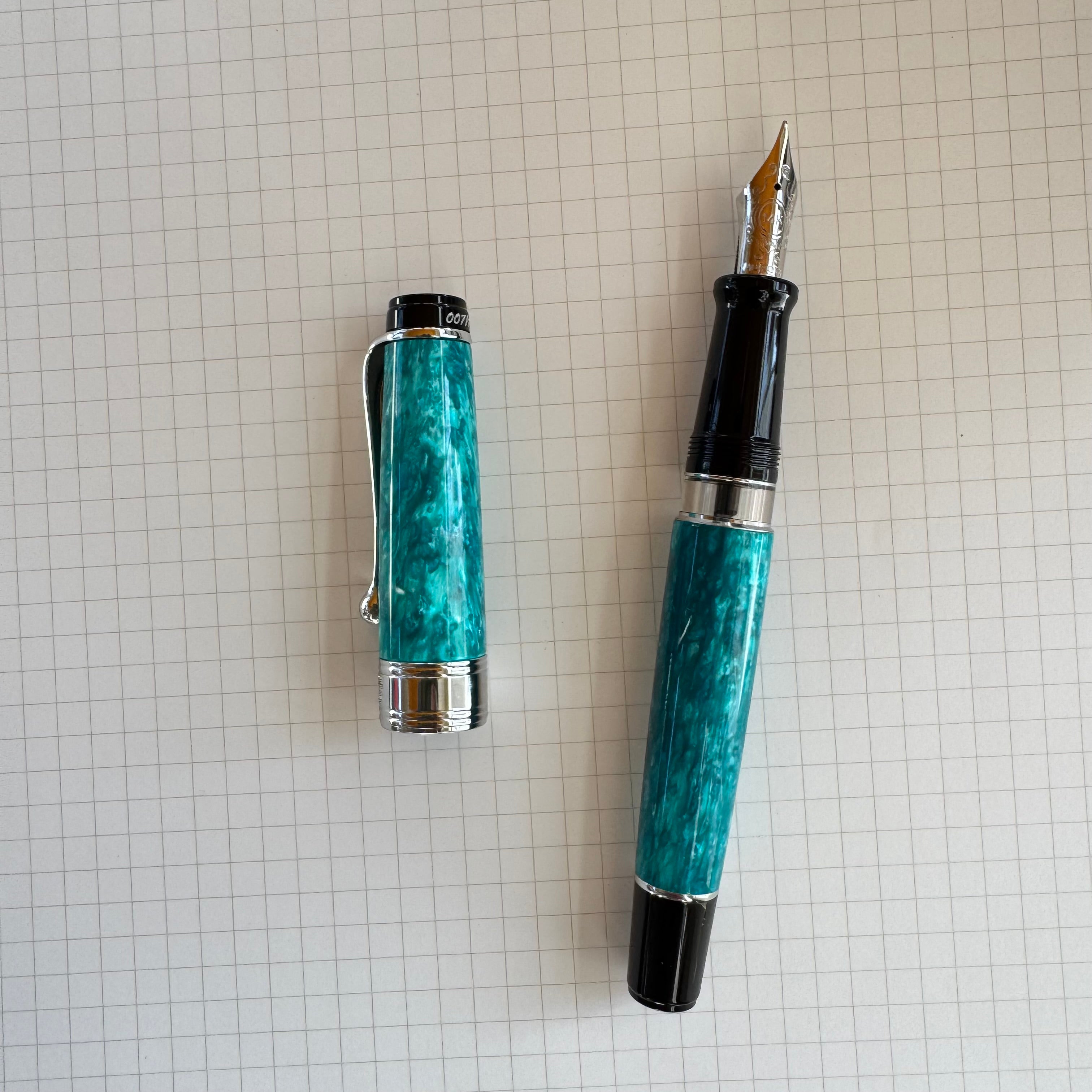 Aurora Optima Fountain Pen - Limited Edition - Sogno del Mare (Pen Boutique Exclusive)-Pen Boutique Ltd