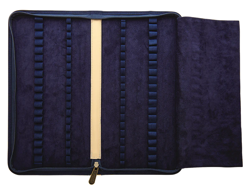 Esterbrook 40pc Zipper Pen Case - Navy-Pen Boutique Ltd