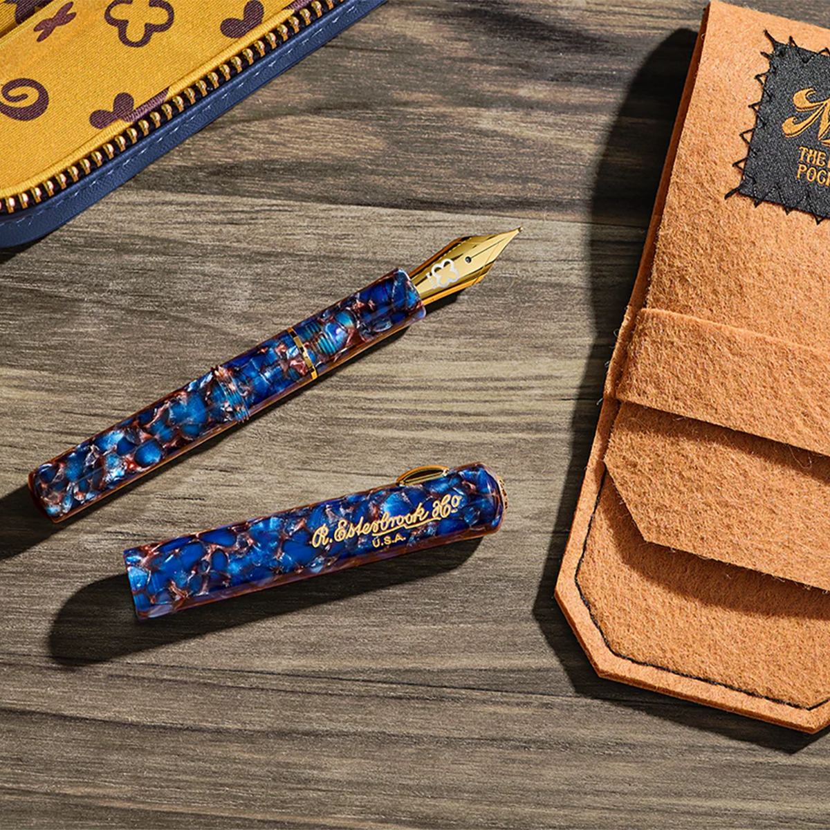 Esterbrook Niblet Fountain Pen - Nouveau Bleu - Gold Trim-Pen Boutique Ltd