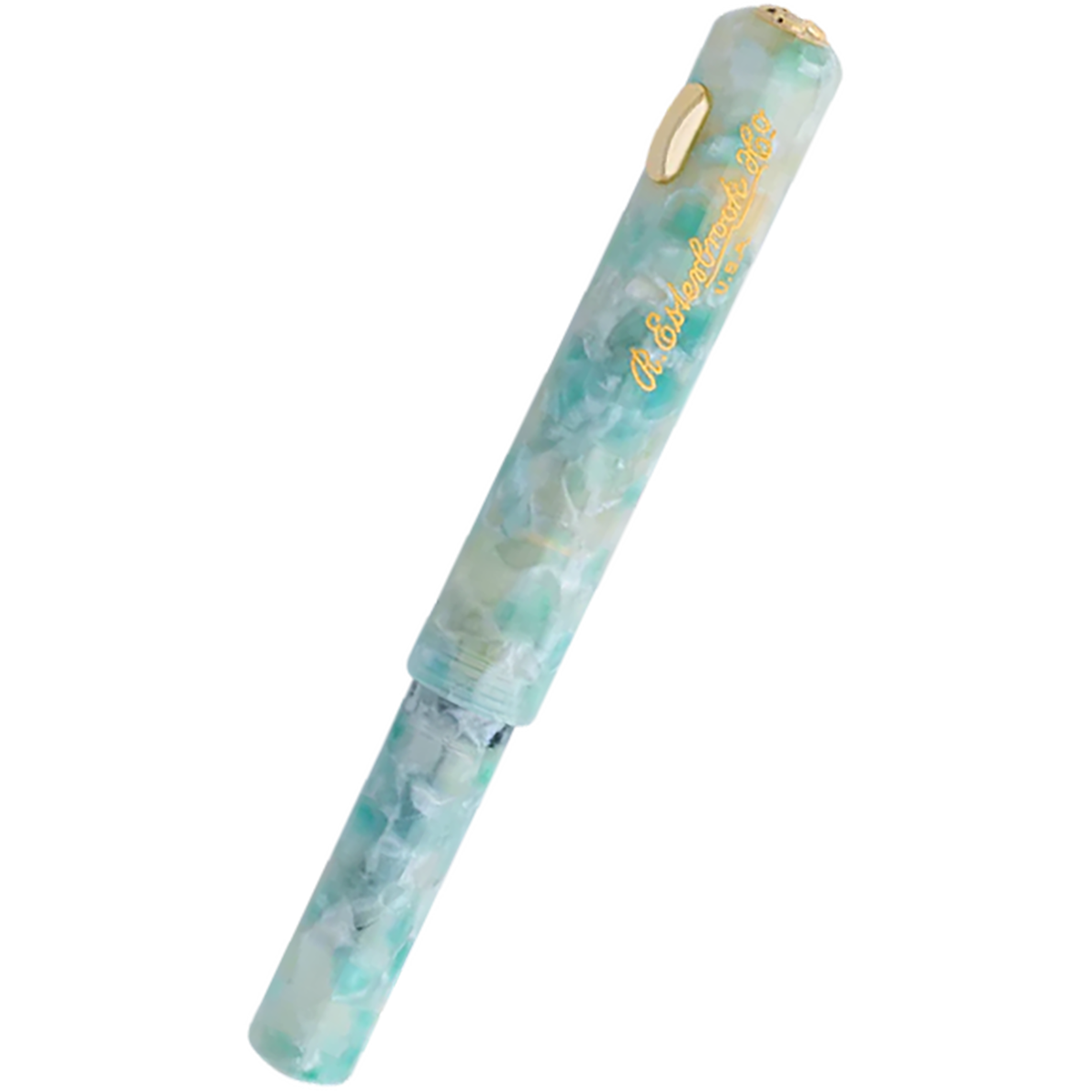 Esterbrook Niblet Fountain Pen - Sea Glass - Gold Trim-Pen Boutique Ltd