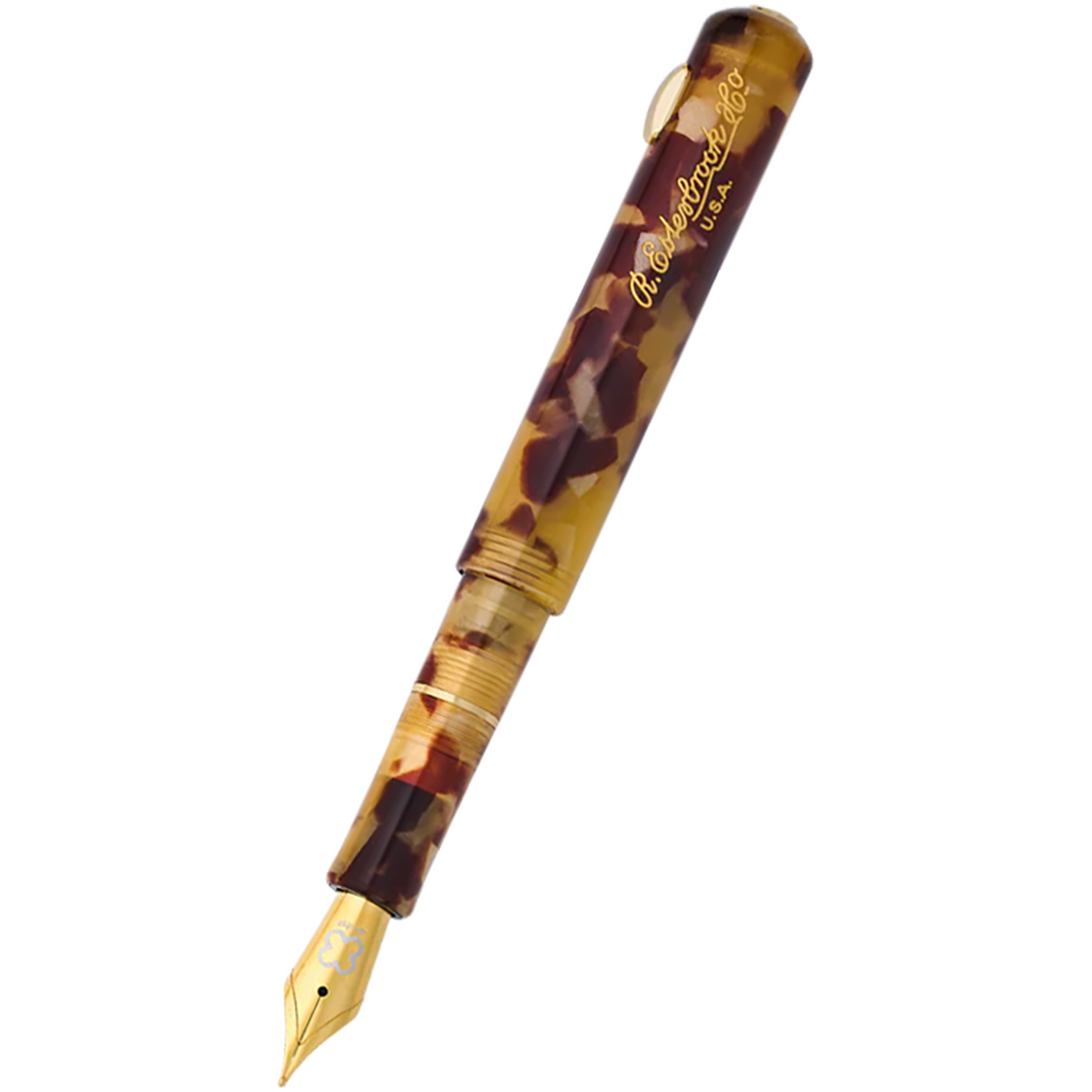 Esterbrook Niblet Fountain Pen - Tortoise - Gold Trim-Pen Boutique Ltd