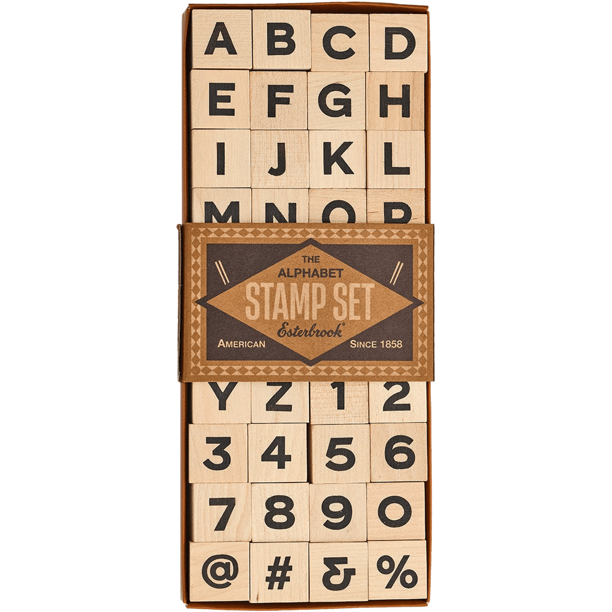Esterbrook Wood Alphabet - Stamp Set - Pen Boutique Ltd