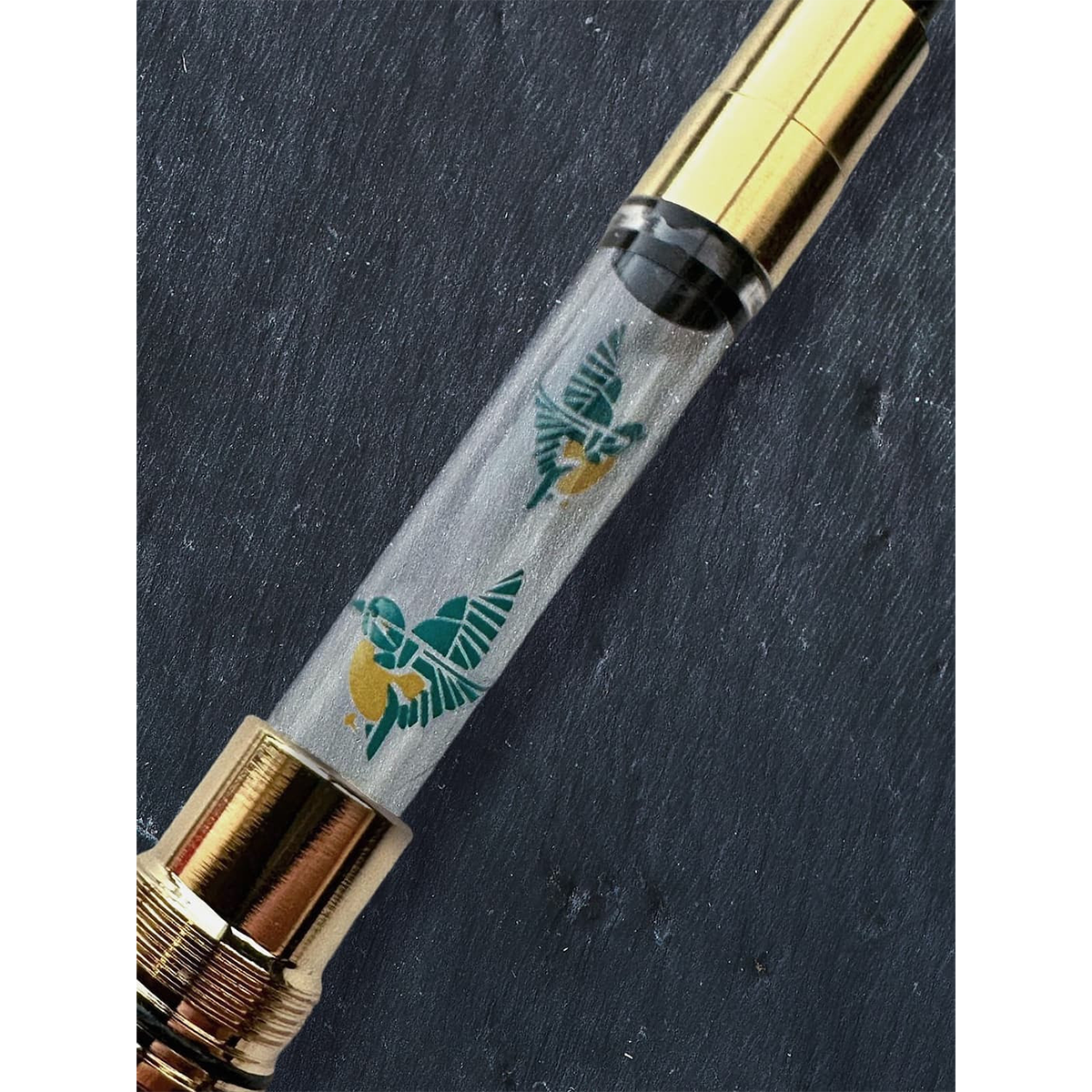 Esterbrook x BUNGUBOX Estie Fountain Pen - The Kachofugetsu Kingfisher-Pen Boutique Ltd
