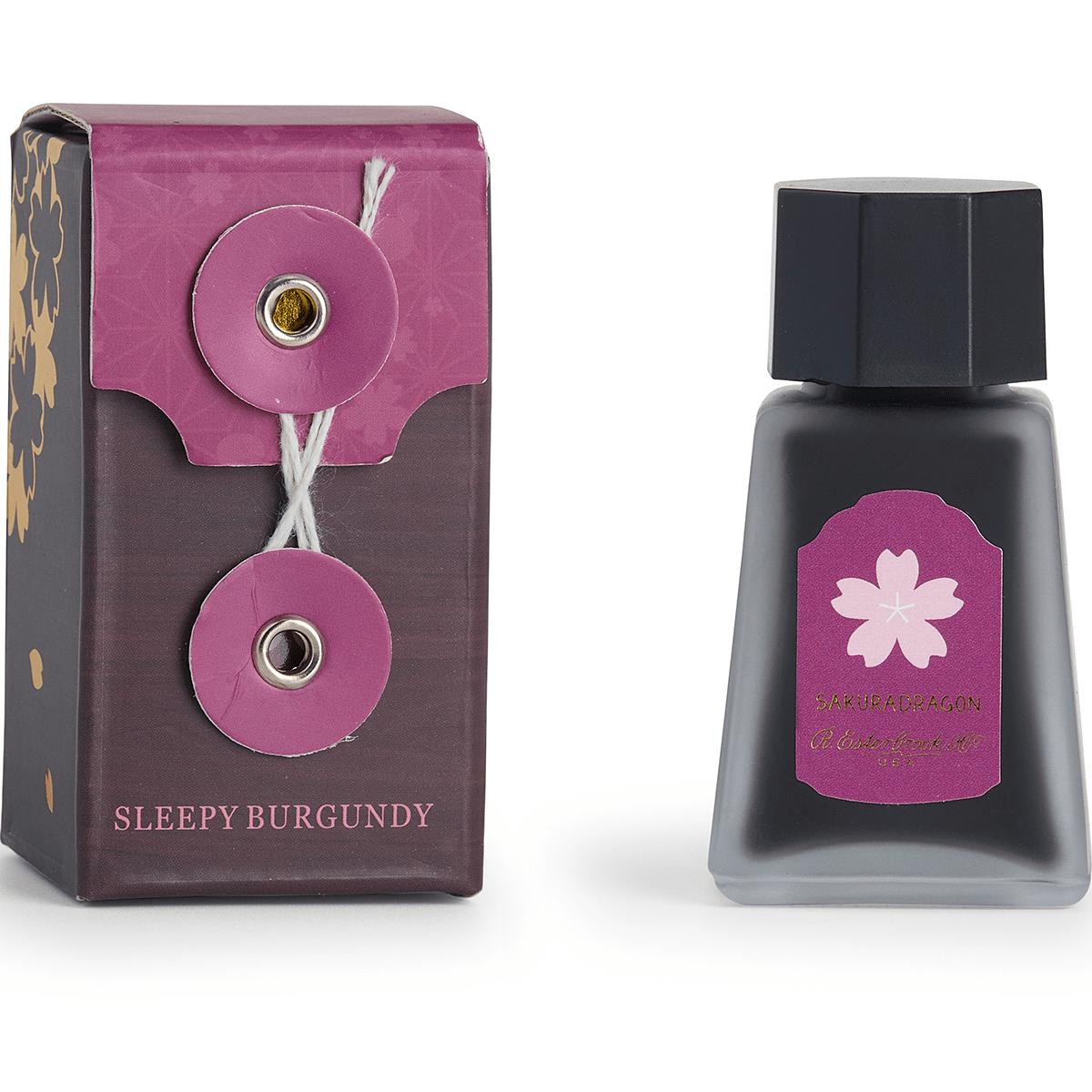 Esterbrook x Sakura Dragon Ink Bottle - Sleepy Burgundy - 30ml - Pen Boutique Ltd