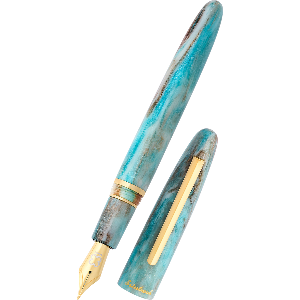 Esterbrook Estie Fountain Pen - Avalanche - Stainless (Oversized)-Pen Boutique Ltd