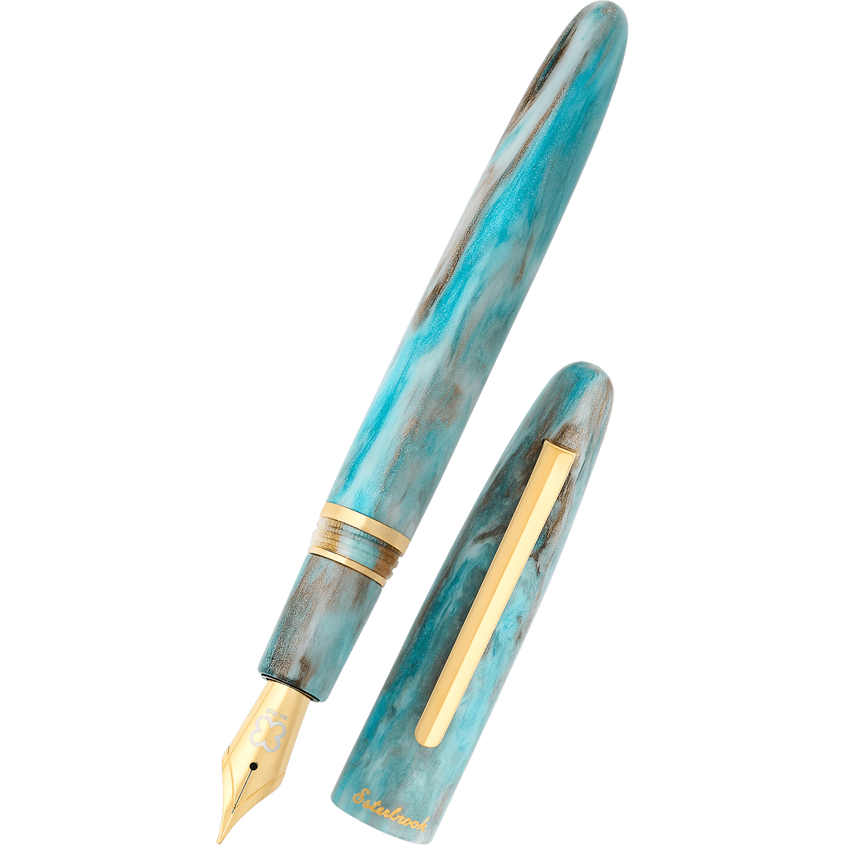 Esterbrook Estie Fountain Pen - Avalanche - Stainless (Oversized) Limited Production - Pen Boutique Ltd