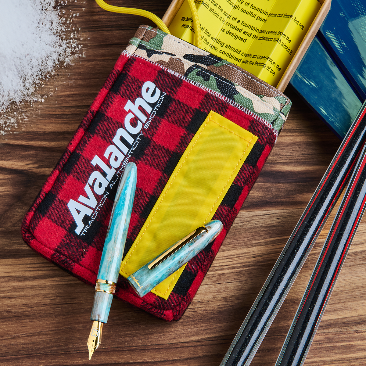 Esterbrook Estie Fountain Pen - Avalanche - Stainless (Oversized)-Pen Boutique Ltd