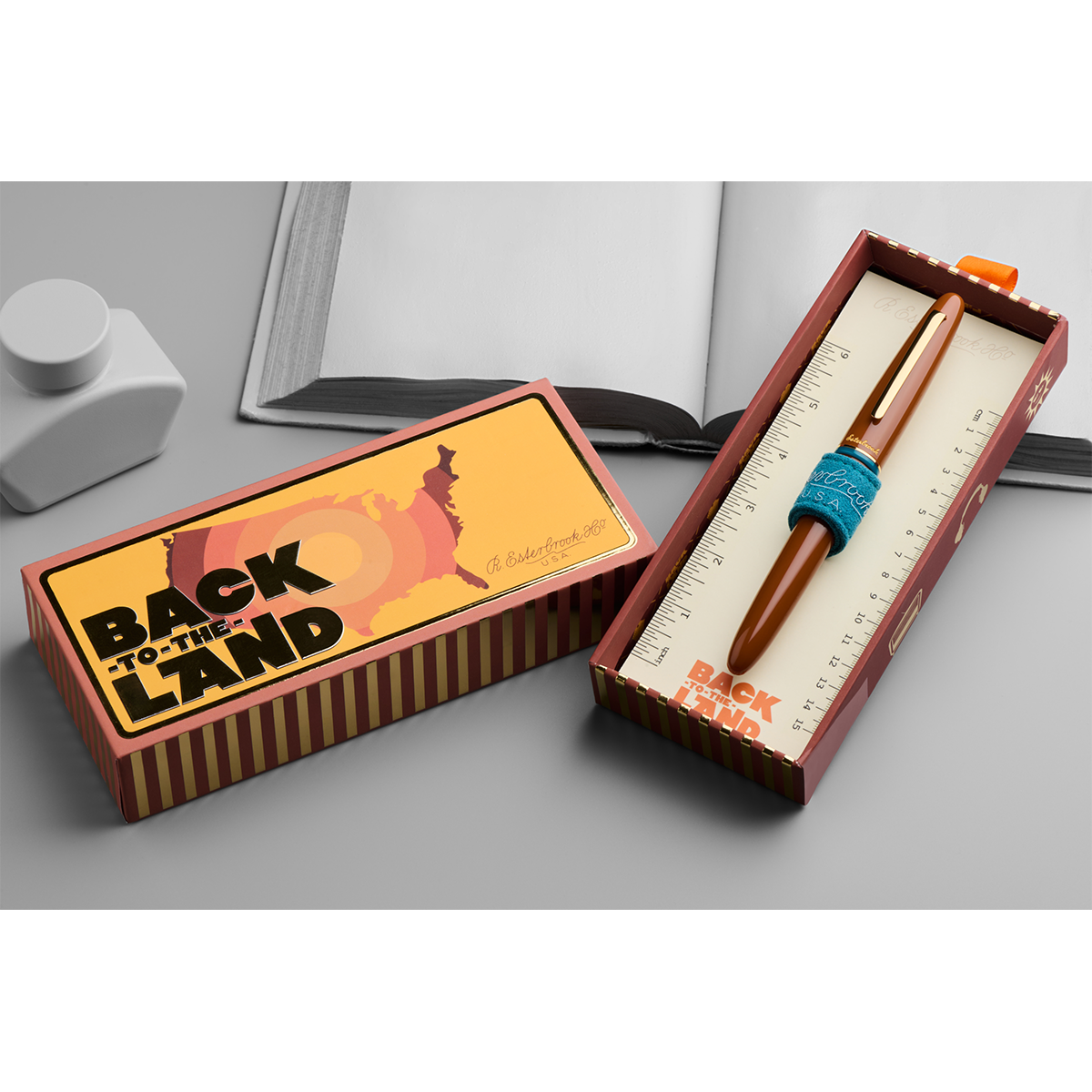 Esterbrook Estie Piston Filler Fountain Pen - Back to the Lands Incredible Rock - Gold Trim (Seasonal)-Pen Boutique Ltd