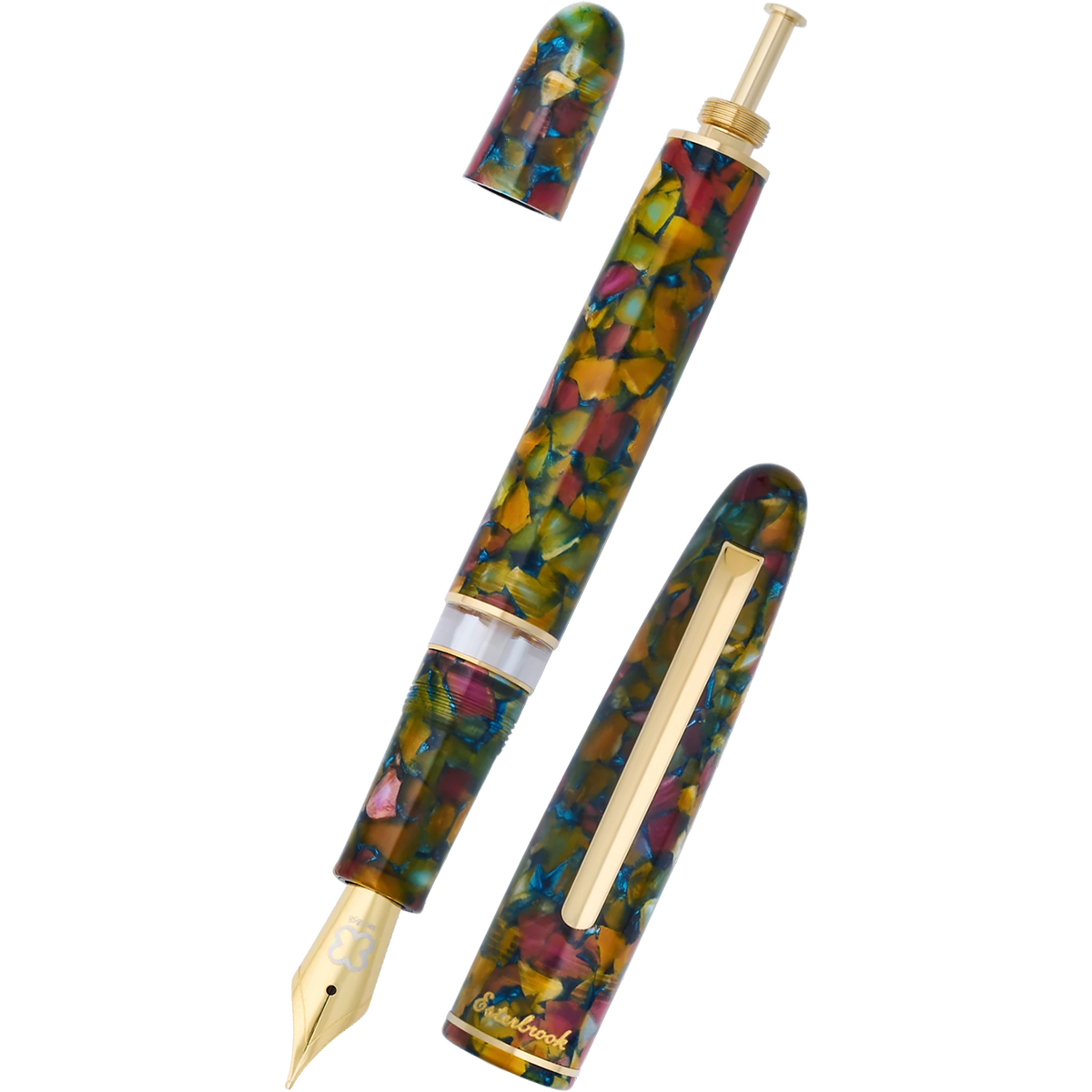 Esterbrook Estie Piston Filler Fountain Pen - Botanical Gardens - Gold Trim-Pen Boutique Ltd