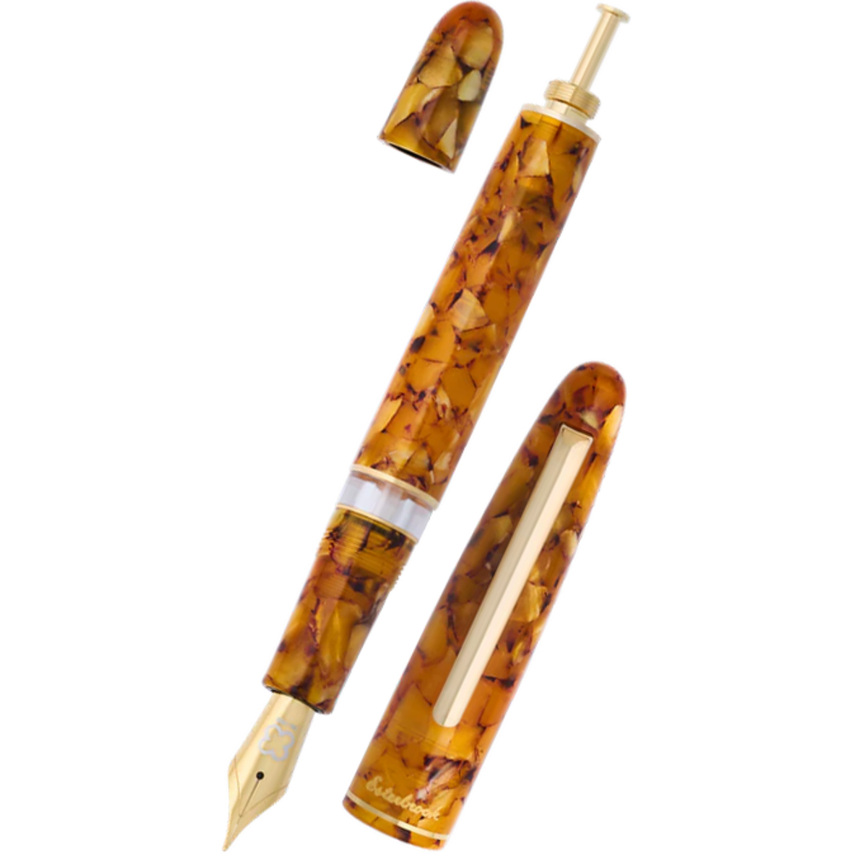Esterbrook Estie Piston Filler Fountain Pen - Honeycomb - Gold Trim-Pen Boutique Ltd