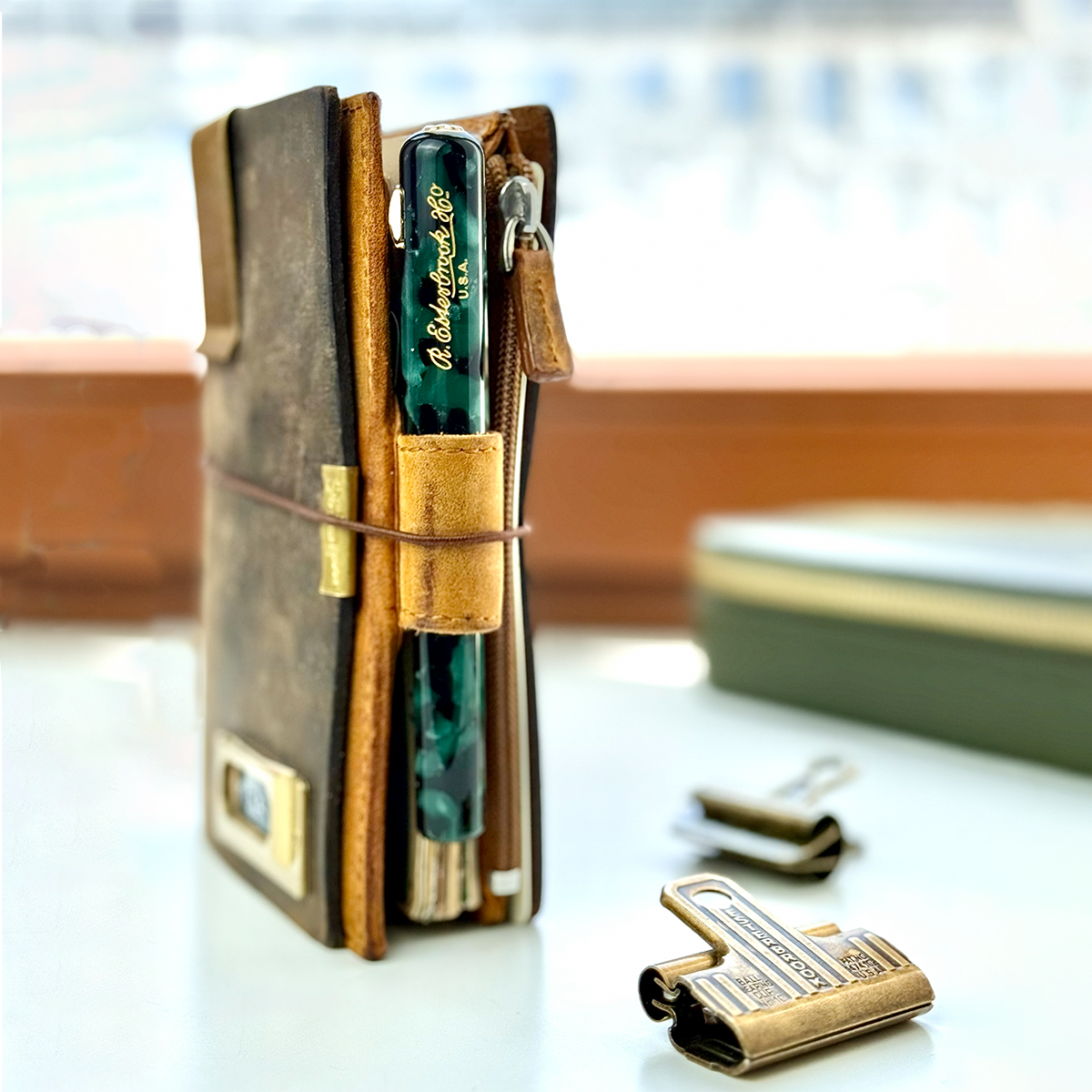Esterbrook Niblet Fountain Pen - Evergreen - Gold Trim