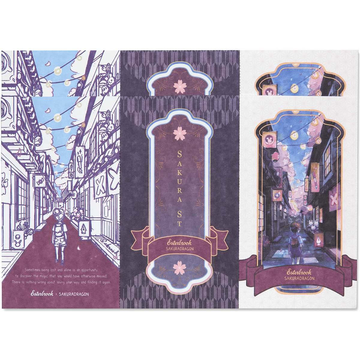 Esterbrook x Sakura Dragon Blotter Paper - Sakura Street - Pen Boutique Ltd
