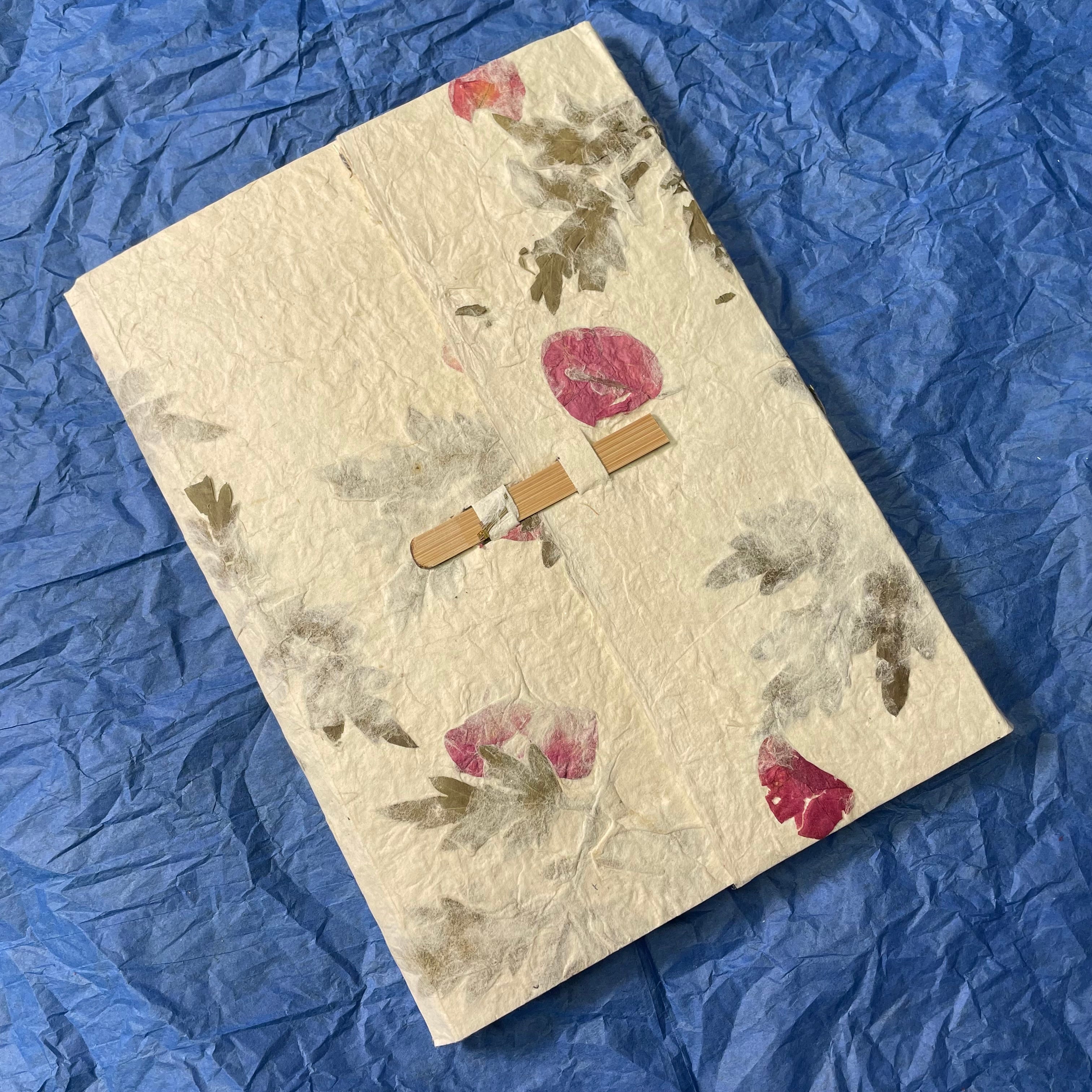 Monk Paper Lokta Stationery Writing Set - Bougainvillea & Mugwort - Pen Boutique Ltd