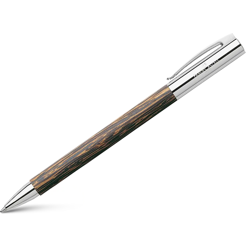 Faber-Castell Ambition Coconut Wood Ballpoint Pen-Pen Boutique Ltd