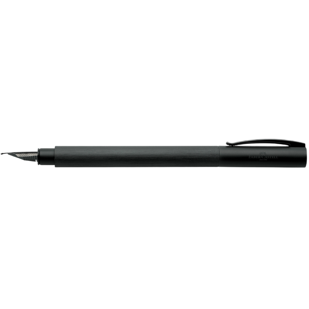 Faber-Castell Ambition Fountain Pen - All Black-Pen Boutique Ltd