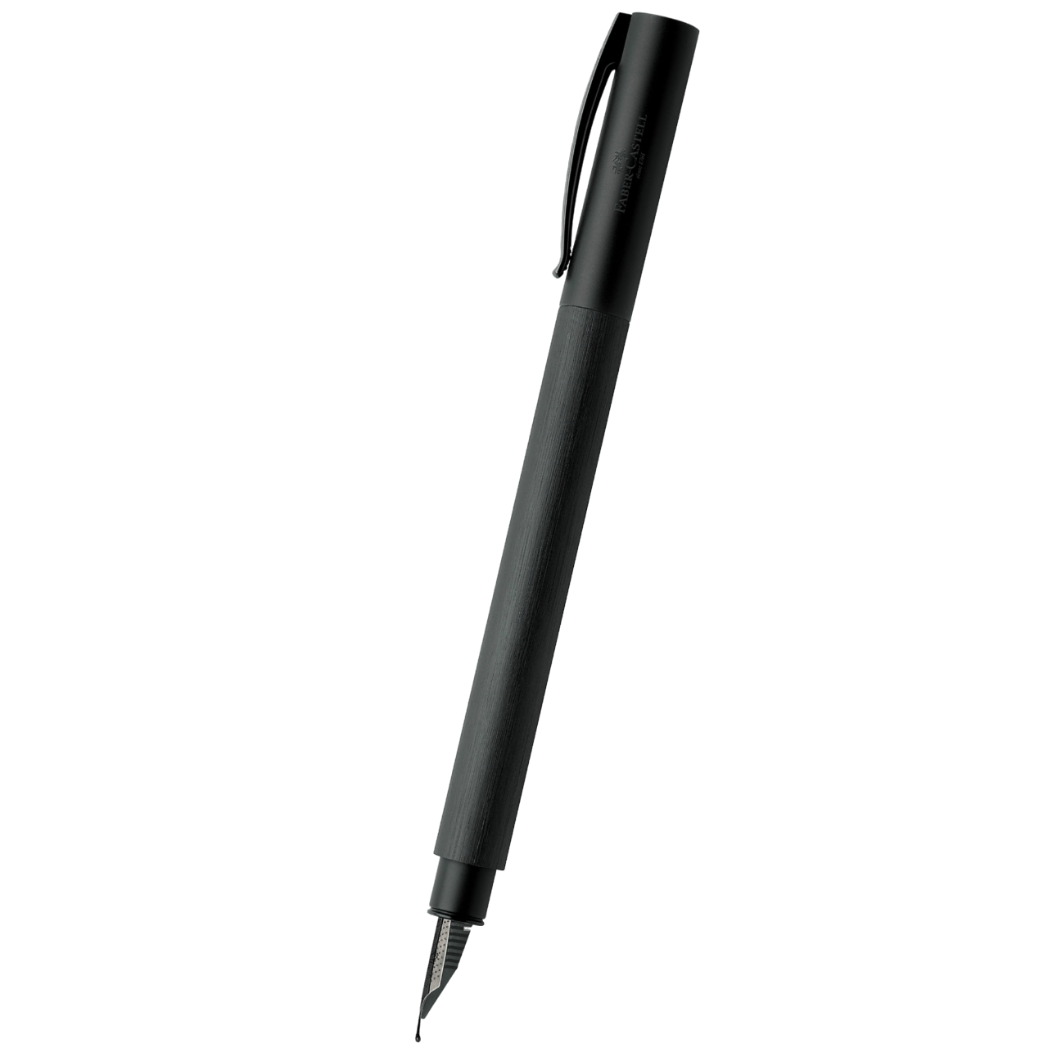 Faber-Castell Ambition Fountain Pen - All Black-Pen Boutique Ltd