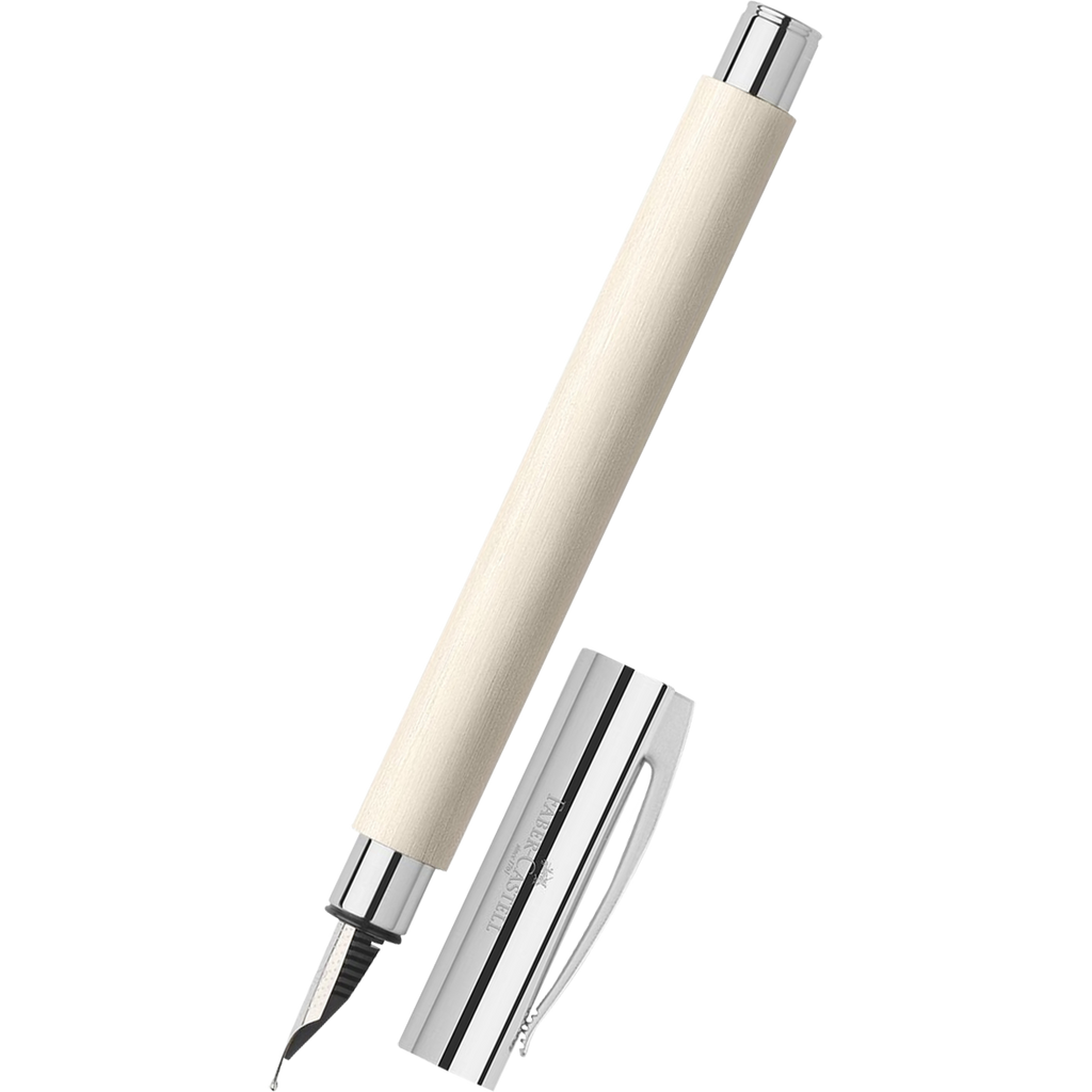 Faber-Castell Ambition Fountain Pen - Cinematic White (Limited Edition)-Pen Boutique Ltd